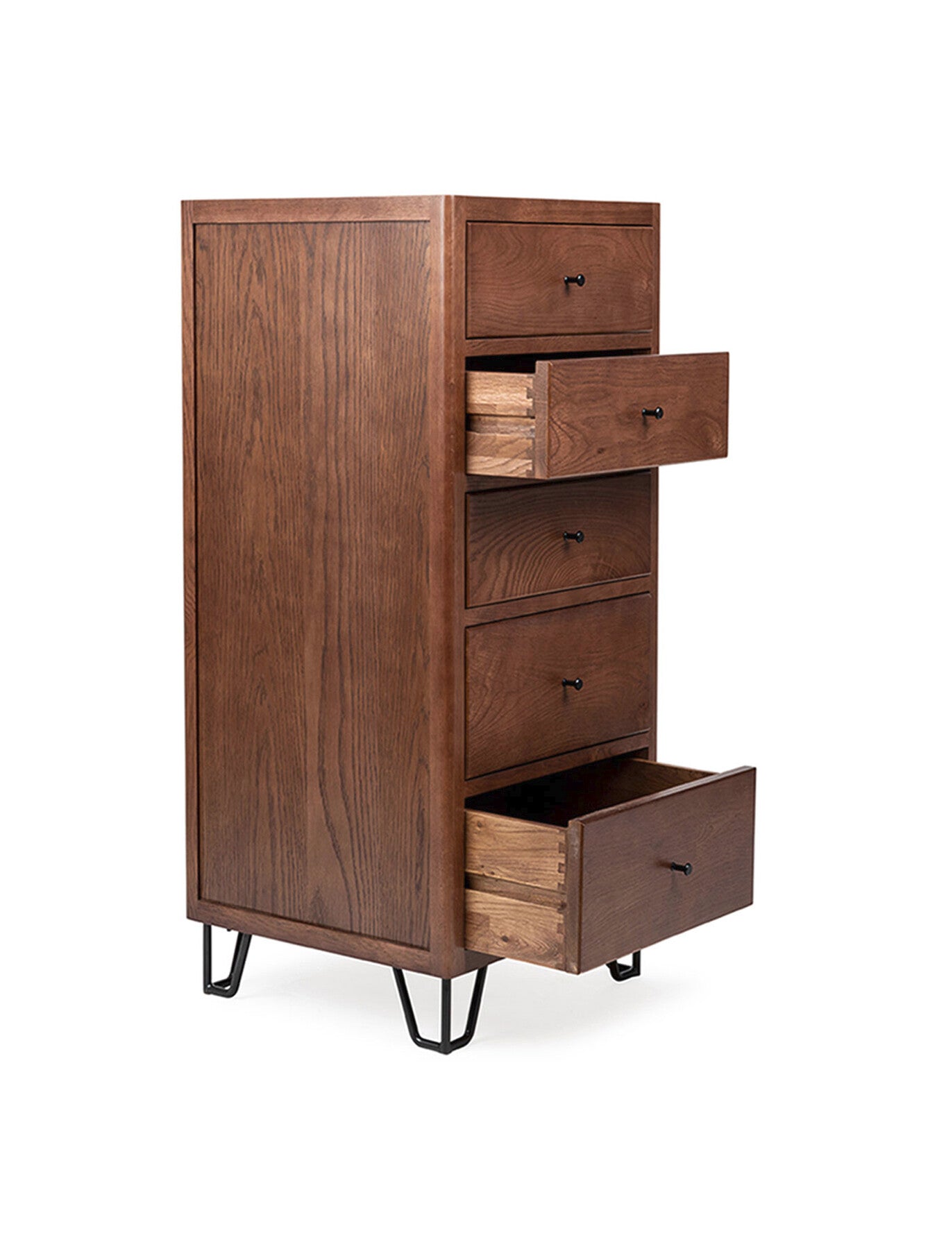 Brunel Tall Chest Dark Wood