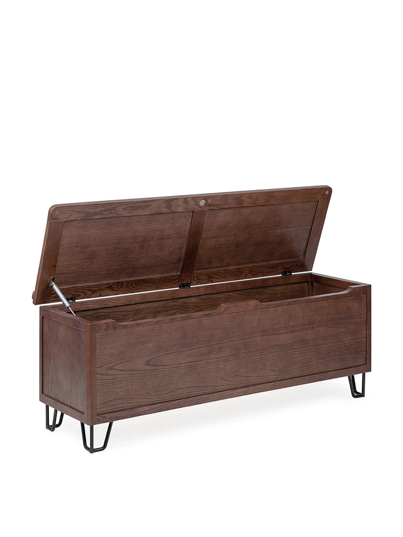 Brunel Blanket Box Dark Wood