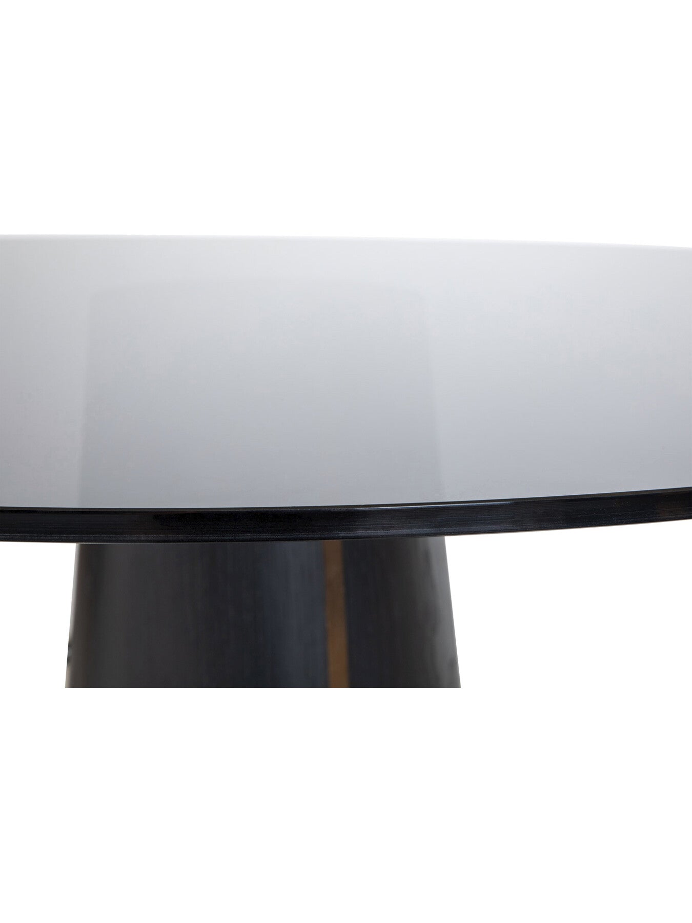 Totem Pedestal Dining Table Glass