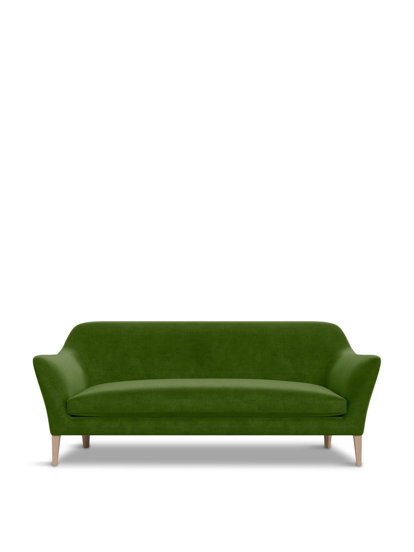 Heal’s Wallis 4-Seater Sofa Smart Luxe Velvet Grass