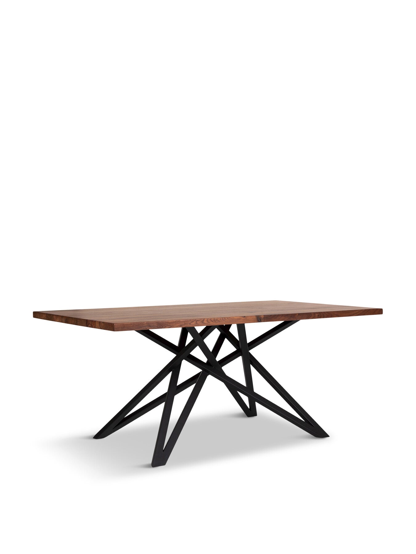 Vienna Table Walnut Straight Edge