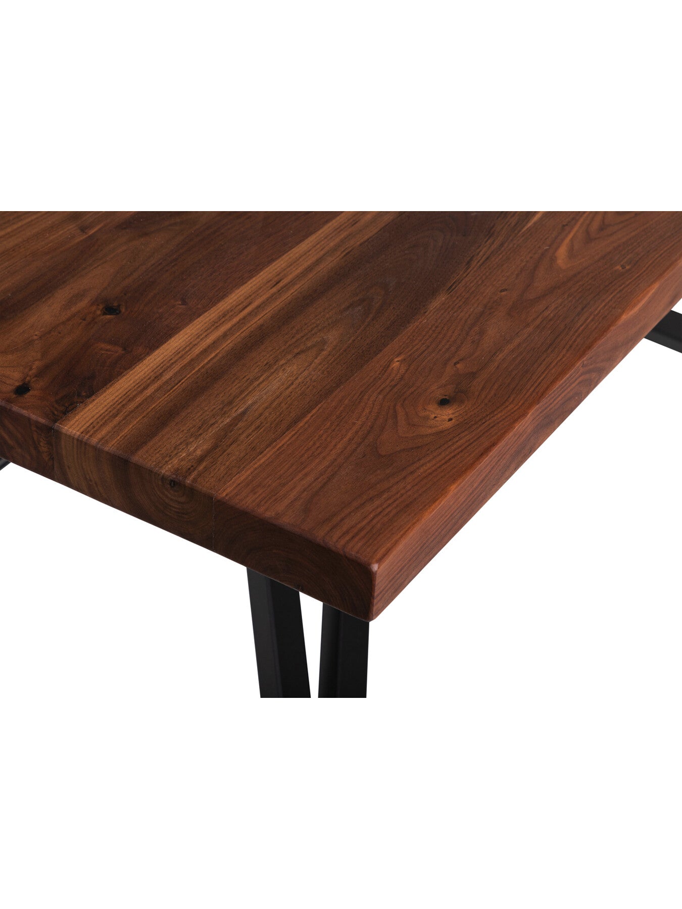 Vienna Table Walnut Straight Edge