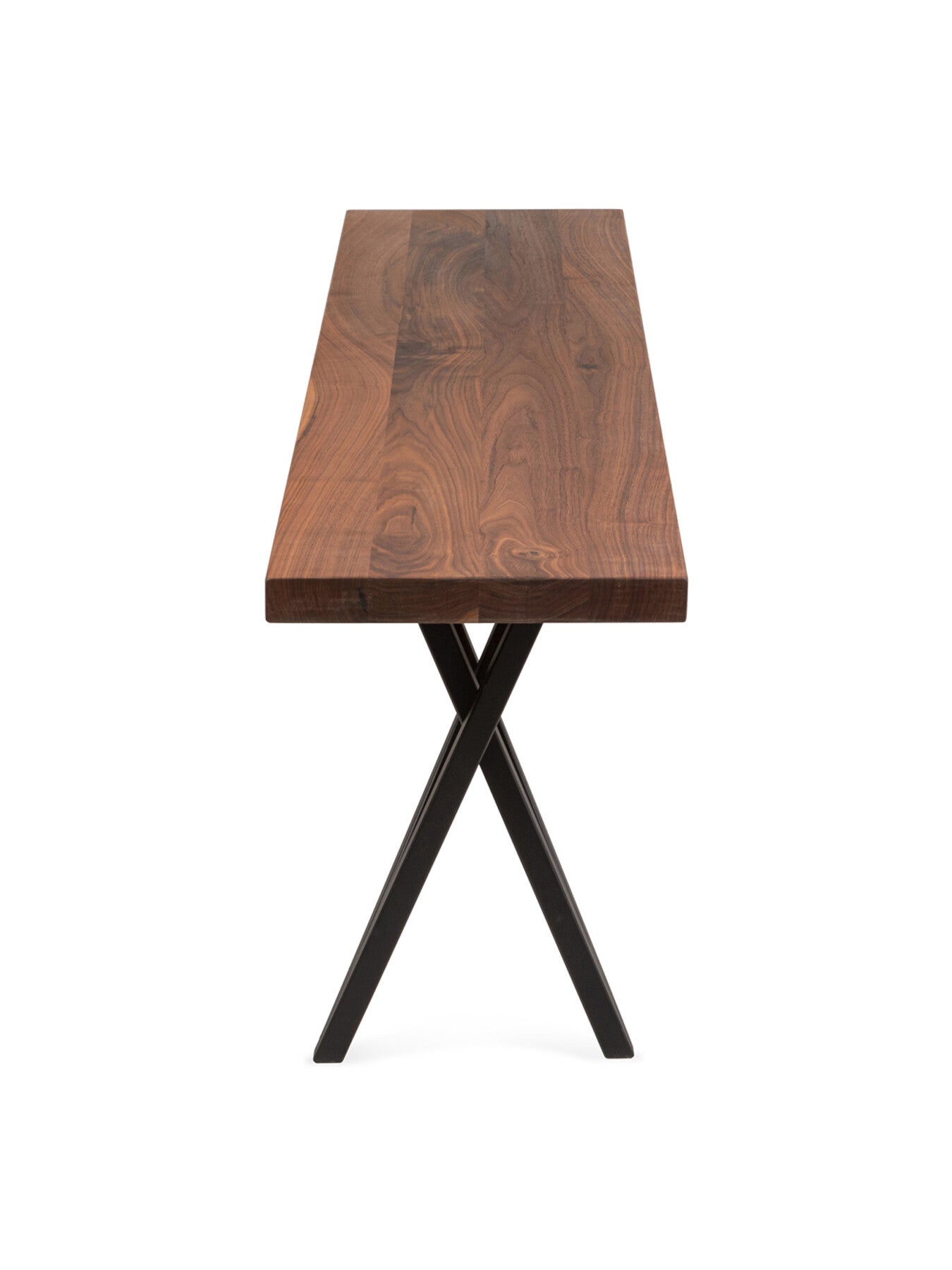 Vienna Bench Walnut Straight Edge