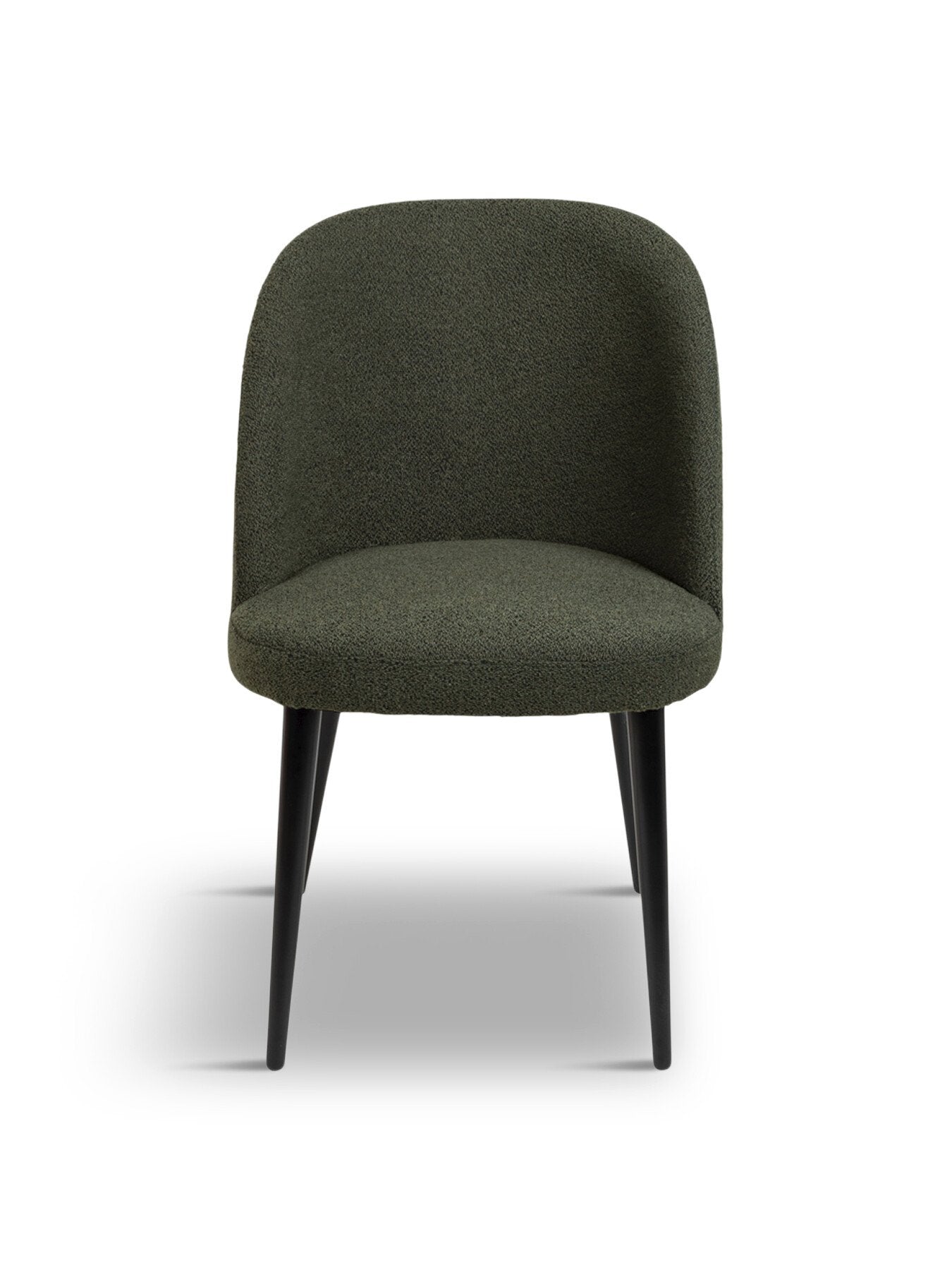 Austen Chair Everest Boucle Fern Black Leg