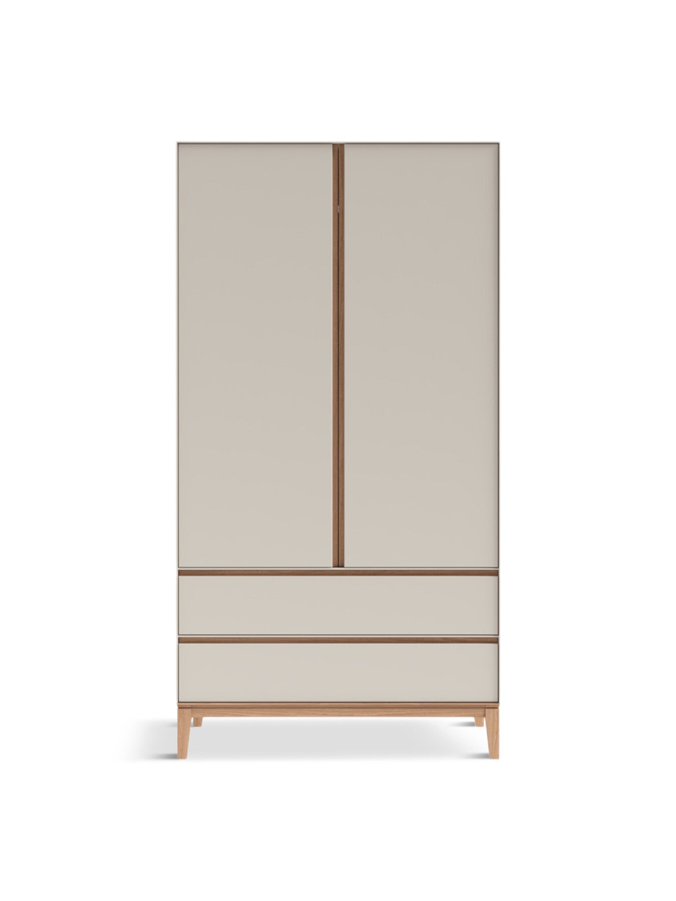 Lars Wardrobe Cashmere and Oak