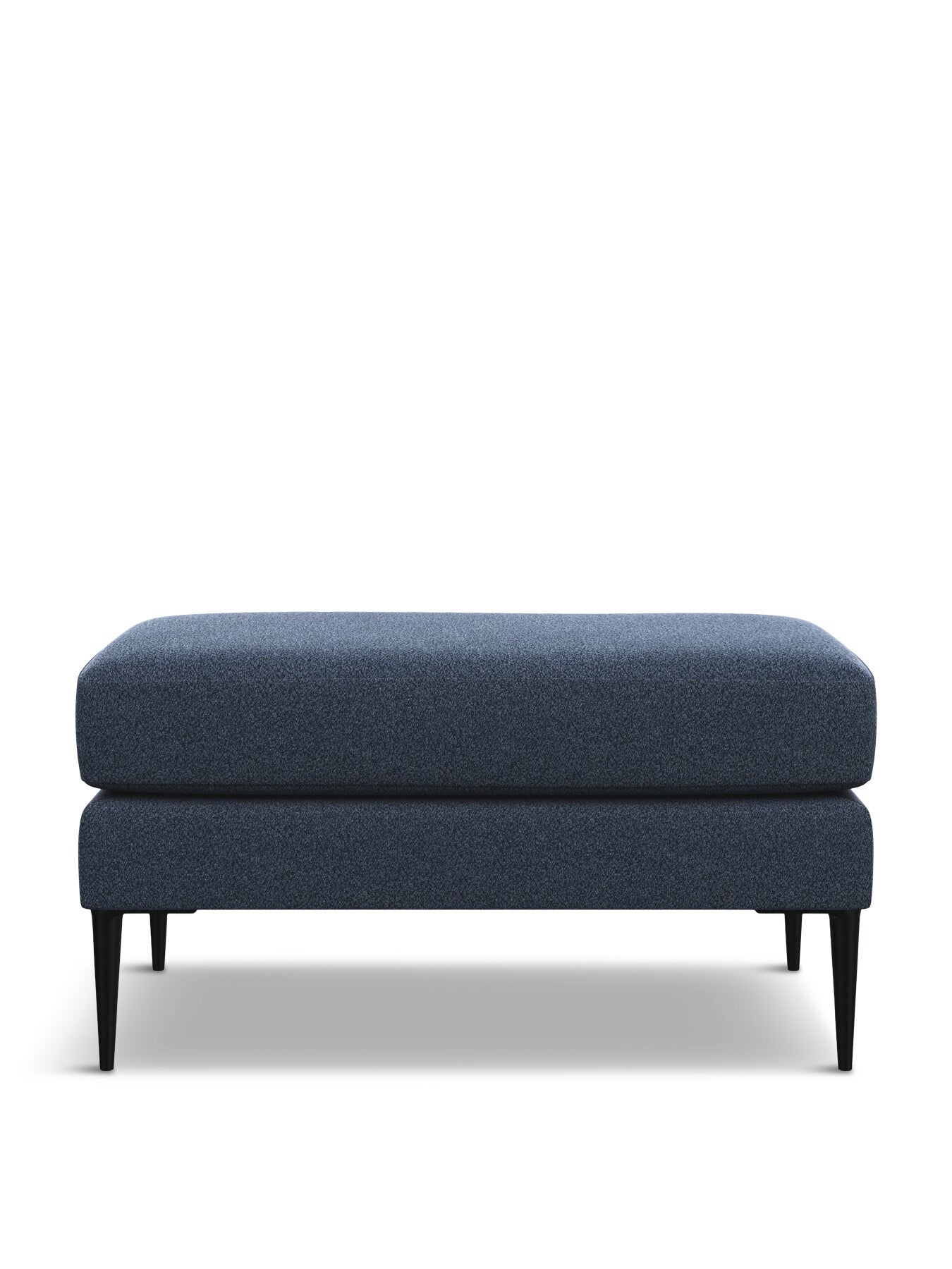 Brunel Footstool Boucle Indigo