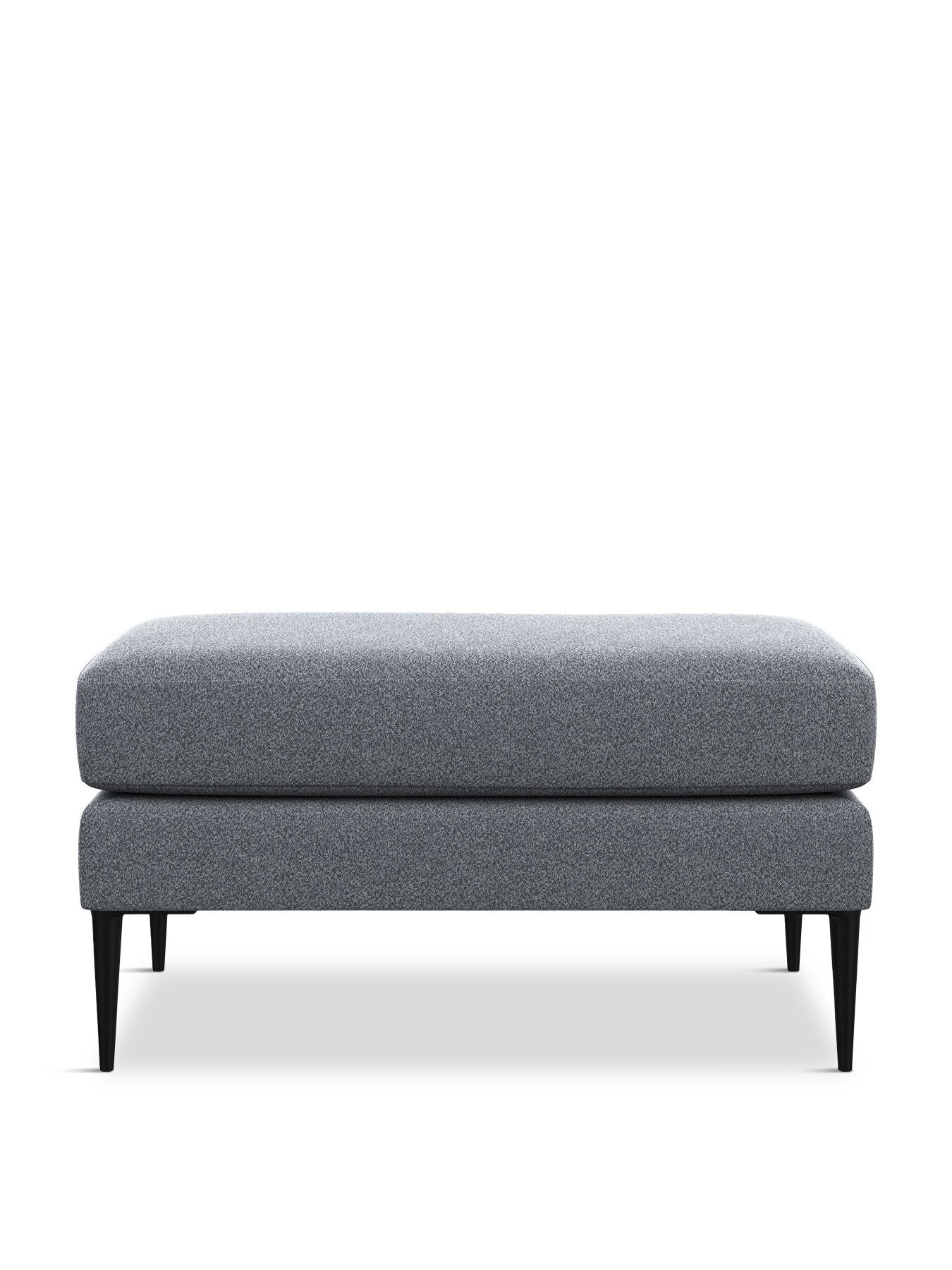 Brunel Footstool Boucle Steel