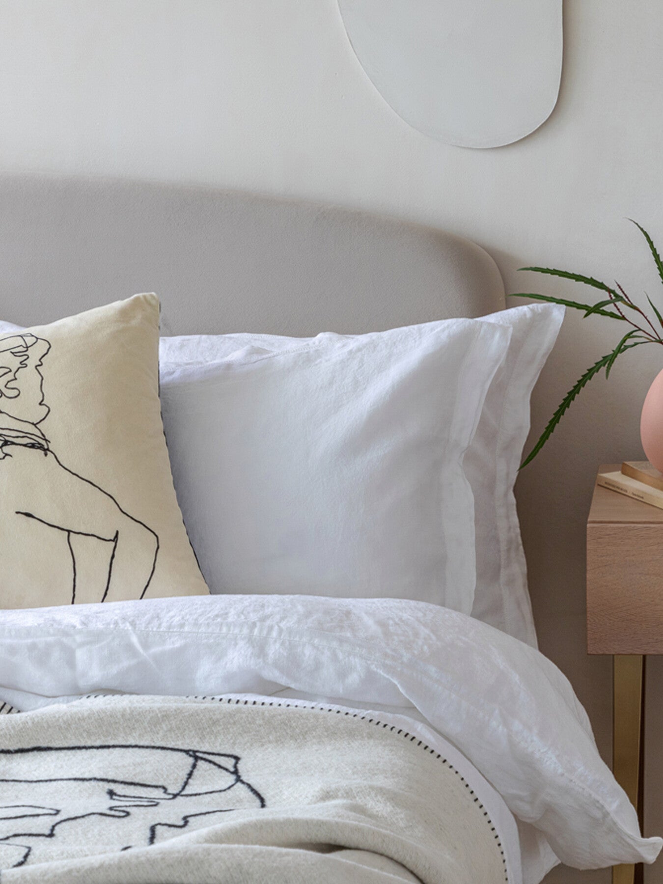 Washed Linen Oxford Pillowcase