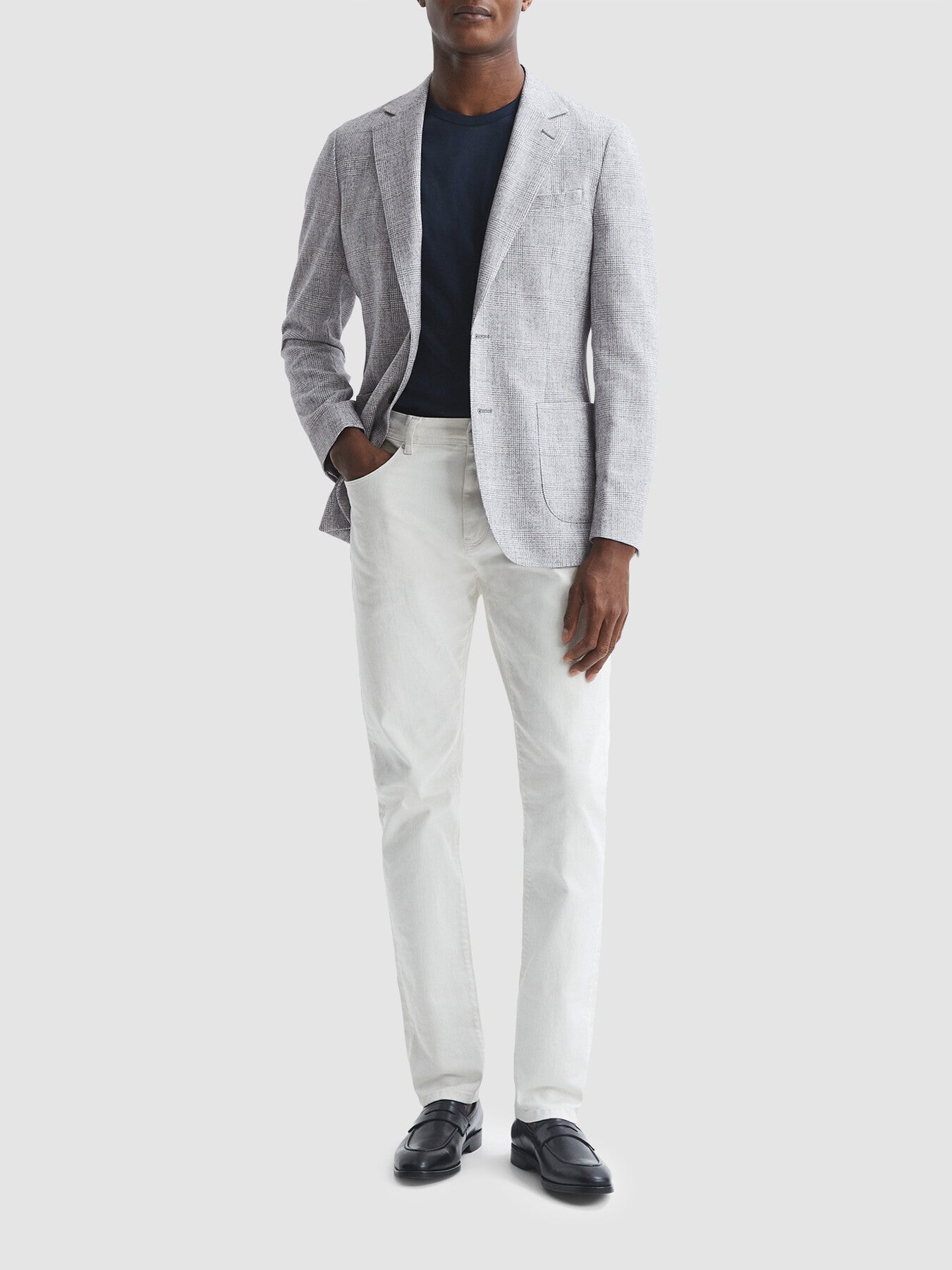 Lindhurst Single Breasted Check Blazer