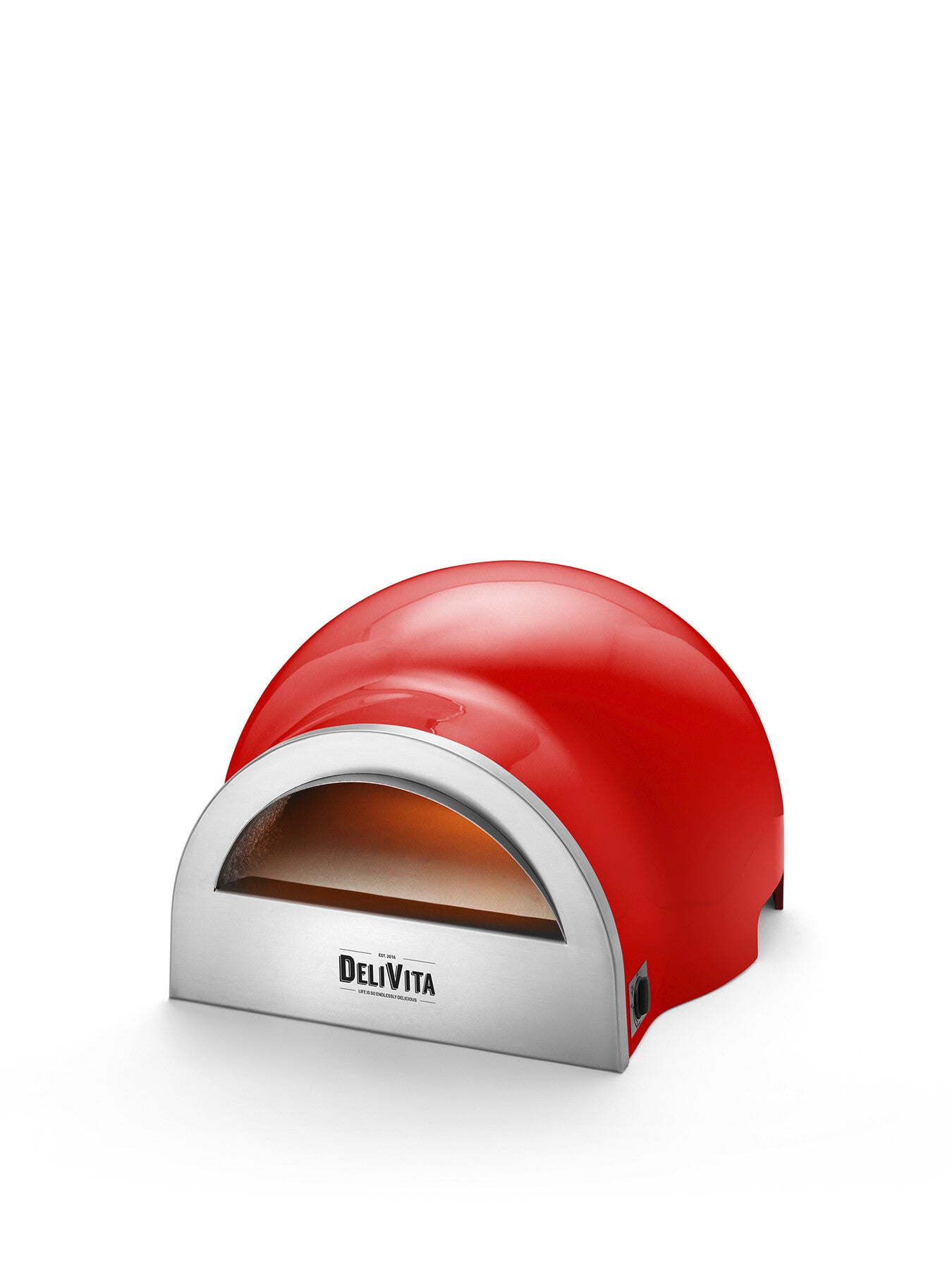 Delvita Gas Eco Oven Olive Chilly Red