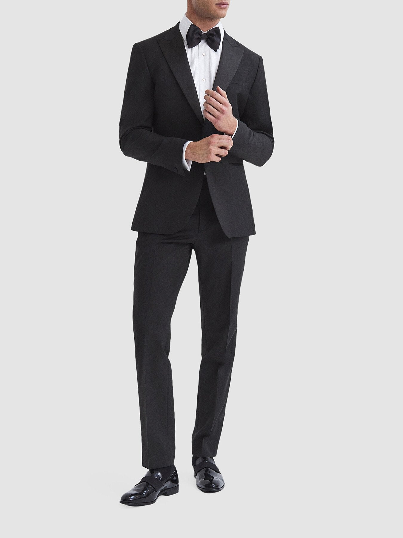 Poker Modern Fit Single Breasted Tuxedo Jacket