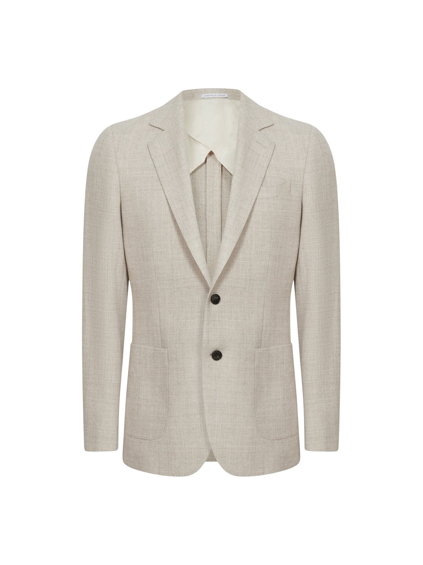 NaturalAttire Slim Fit Textured Wool Blend Blazer