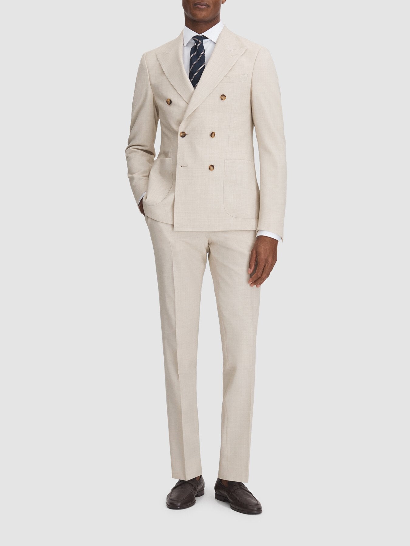 StoneBelmont Slim Fit Double Breasted Blazer