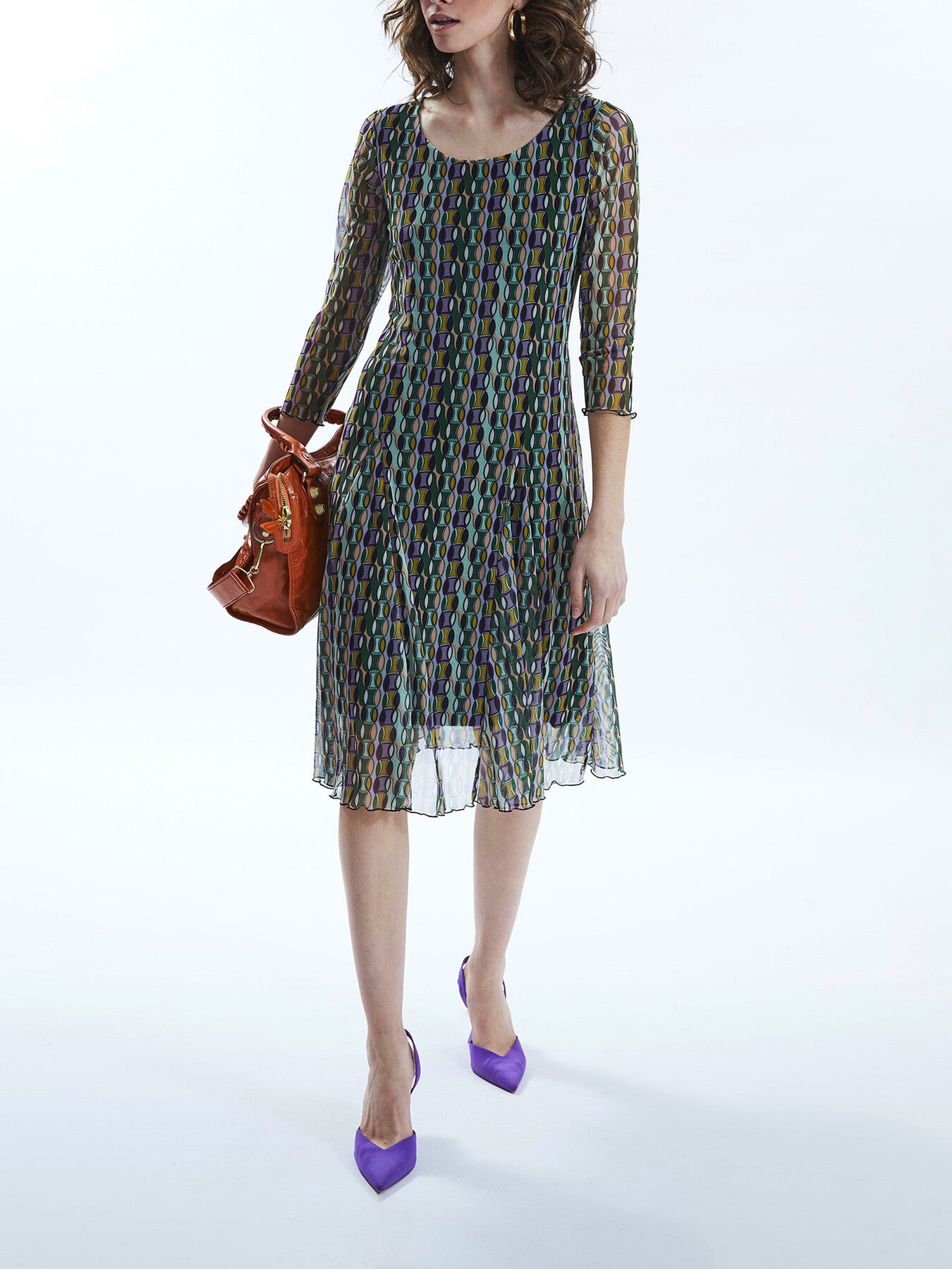 Sheer Sleeve Boho Dress