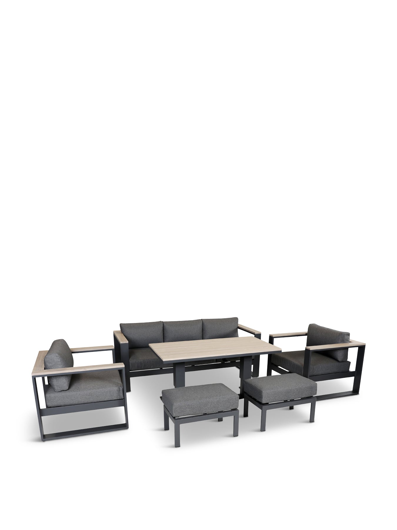 Mannington Lounge Dining Set with Adjustable Table