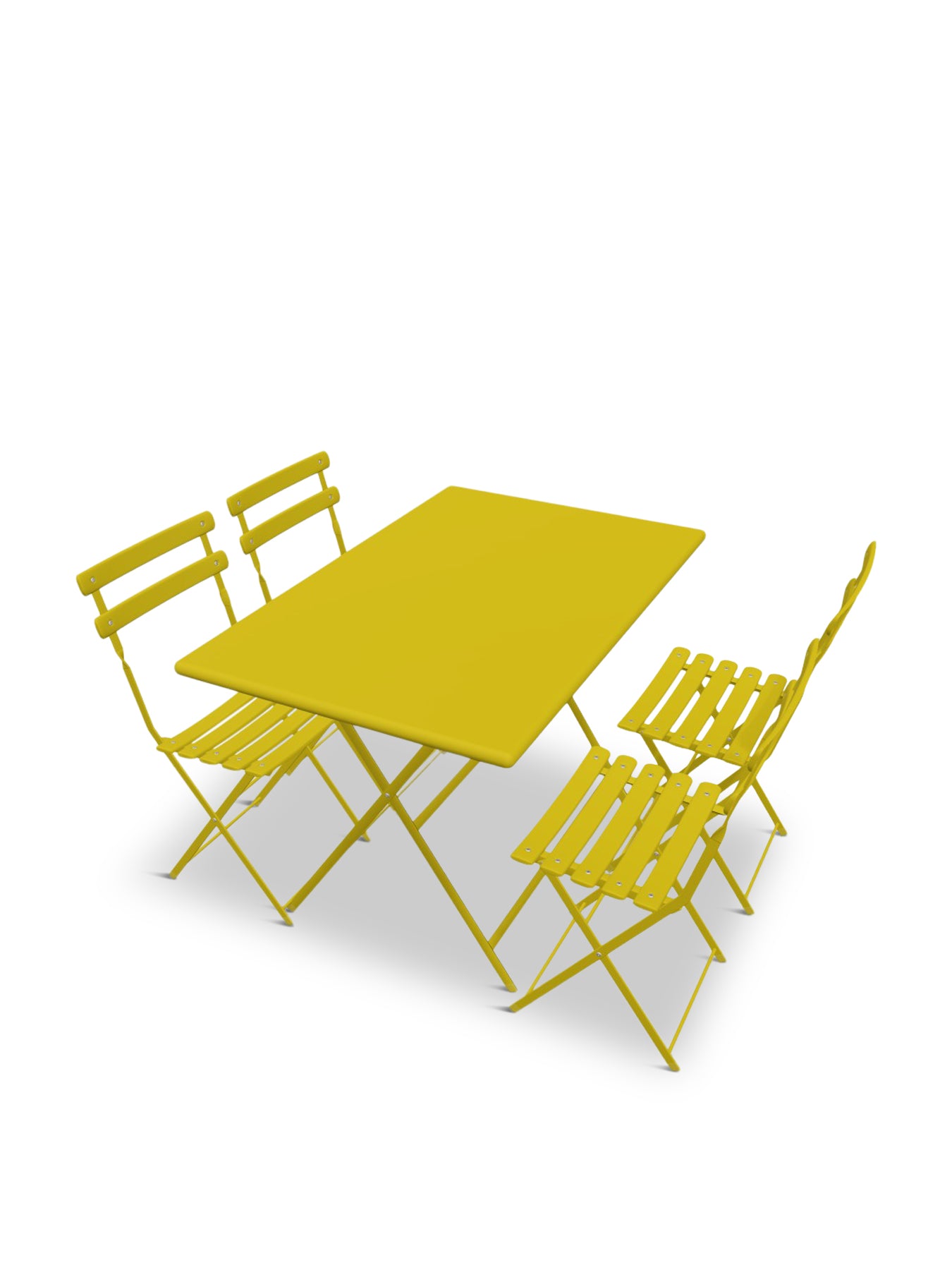 Arc En Ciel Foldable 4-Seater Dining Set