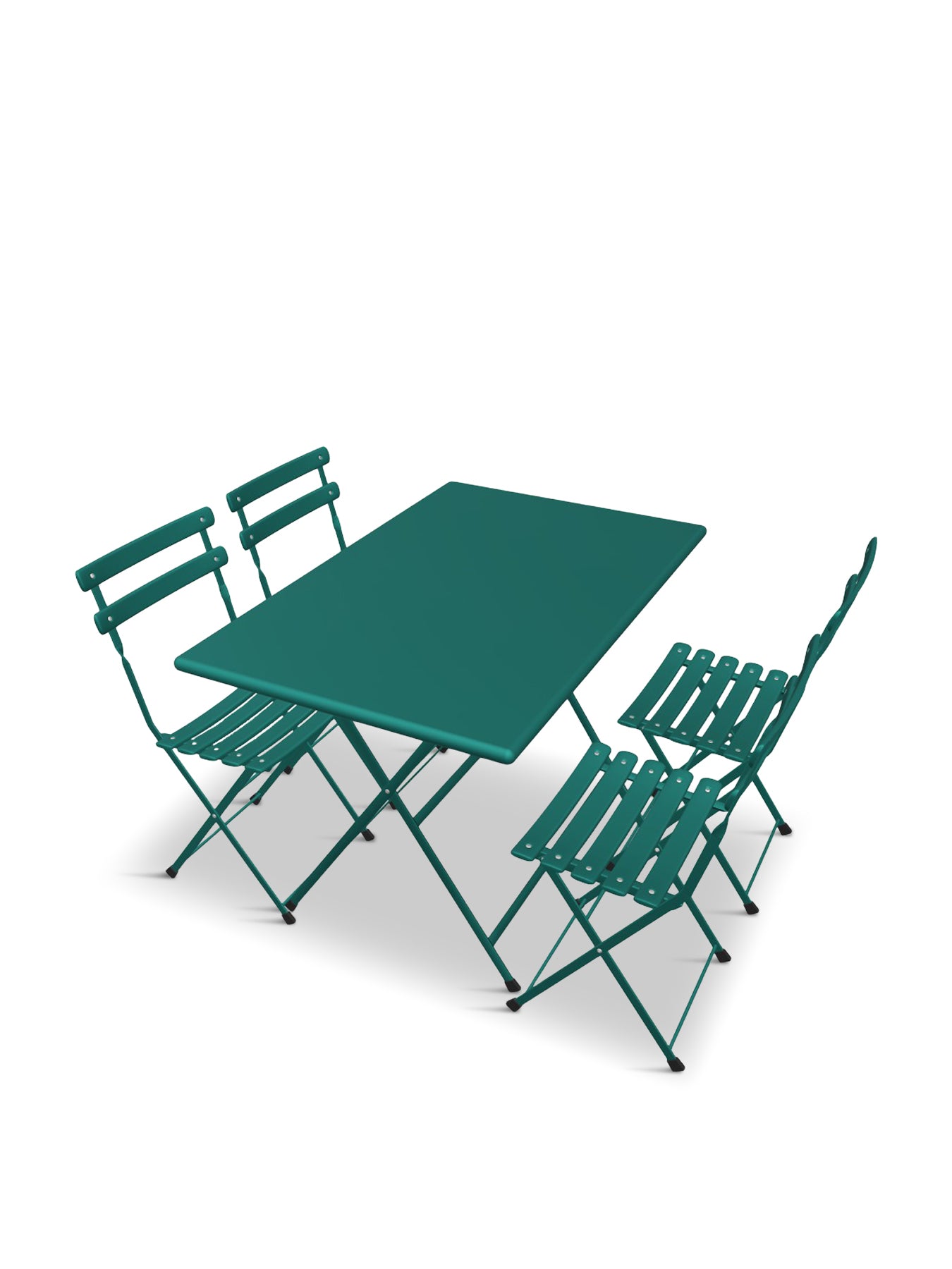 Arc En Ciel Foldable 4-Seater Dining Set