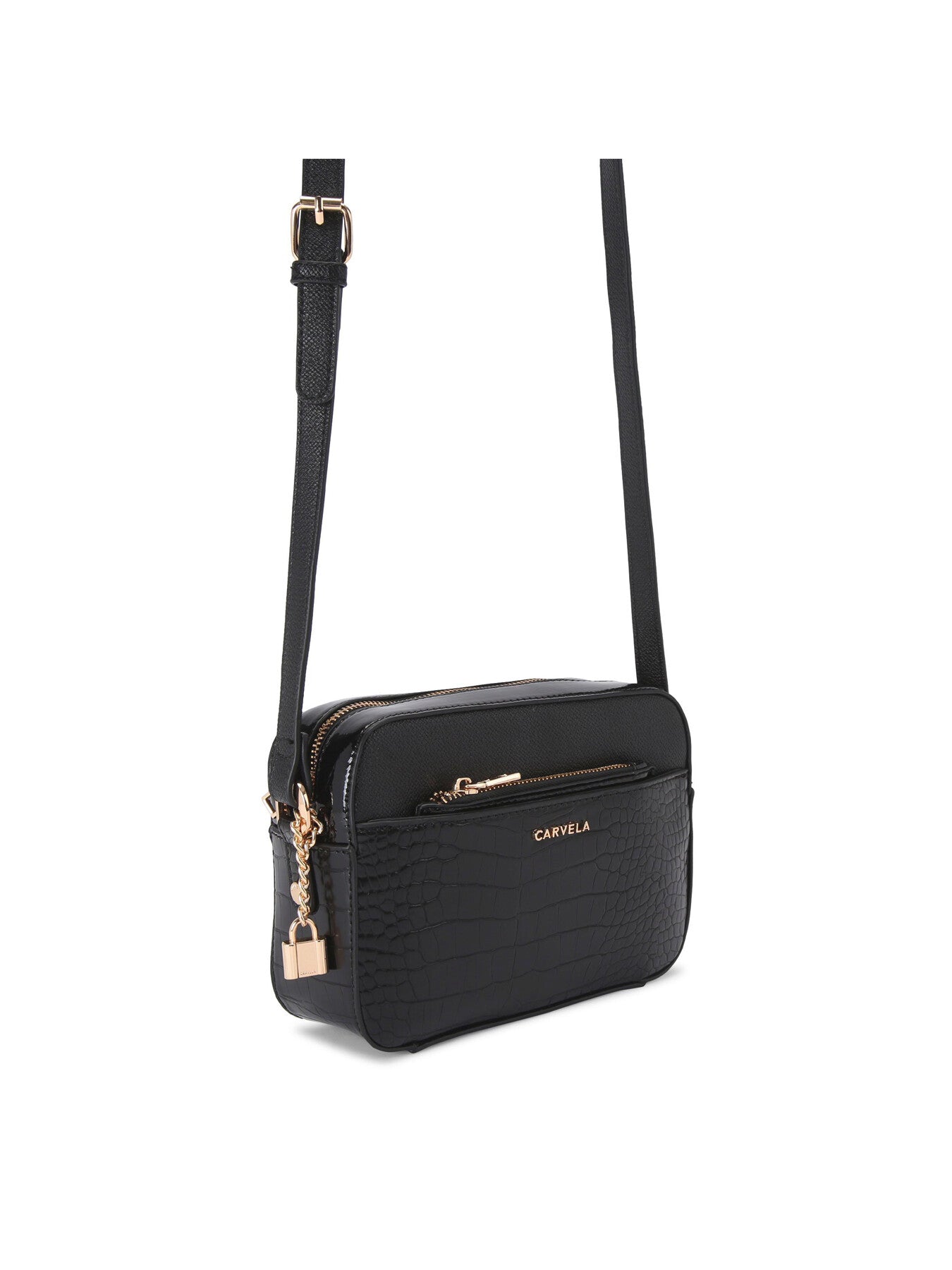 Latte Camera Cross Body Bag