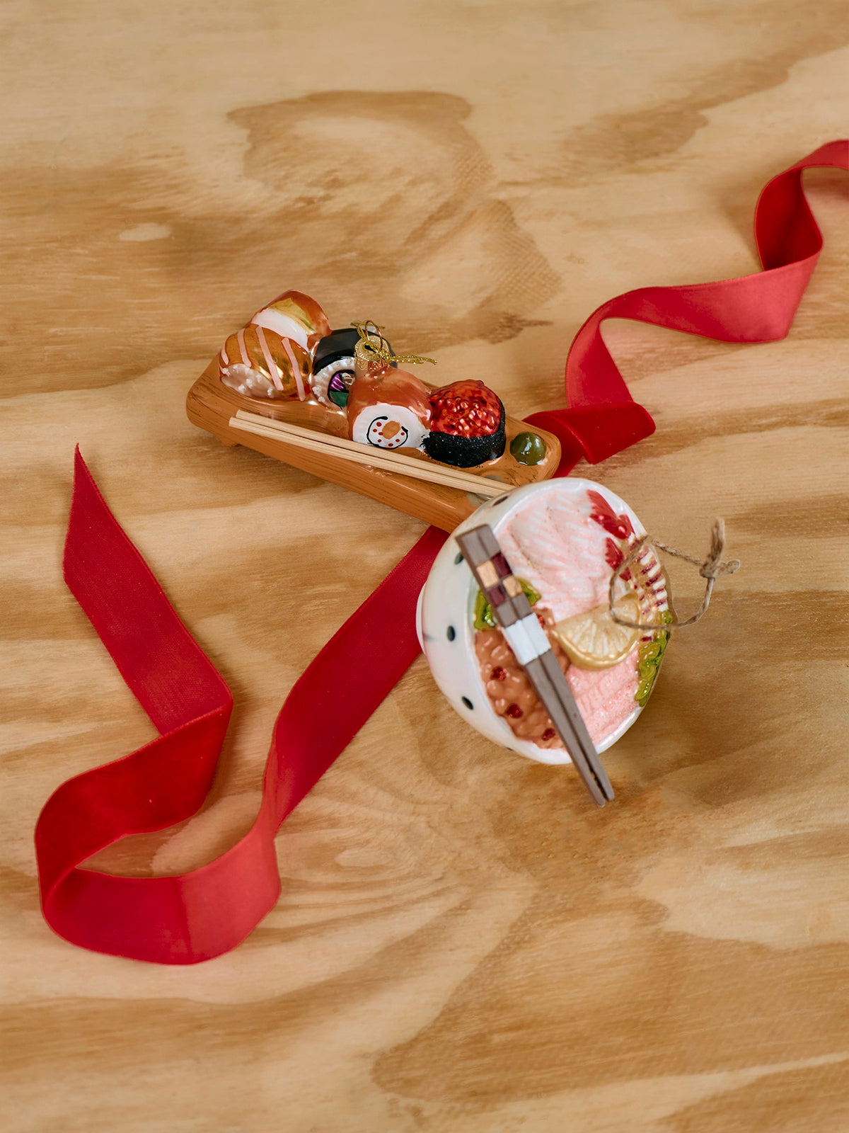 Ramen Bowl Shaped Christmas Bauble