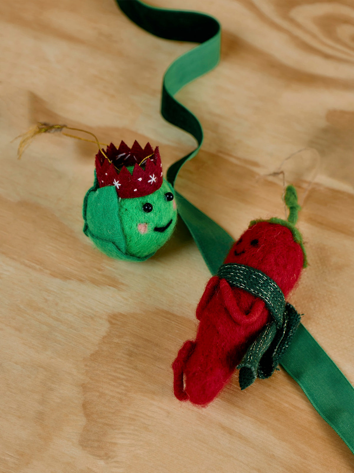 Chilli Felt Christmas Hanging Decoration