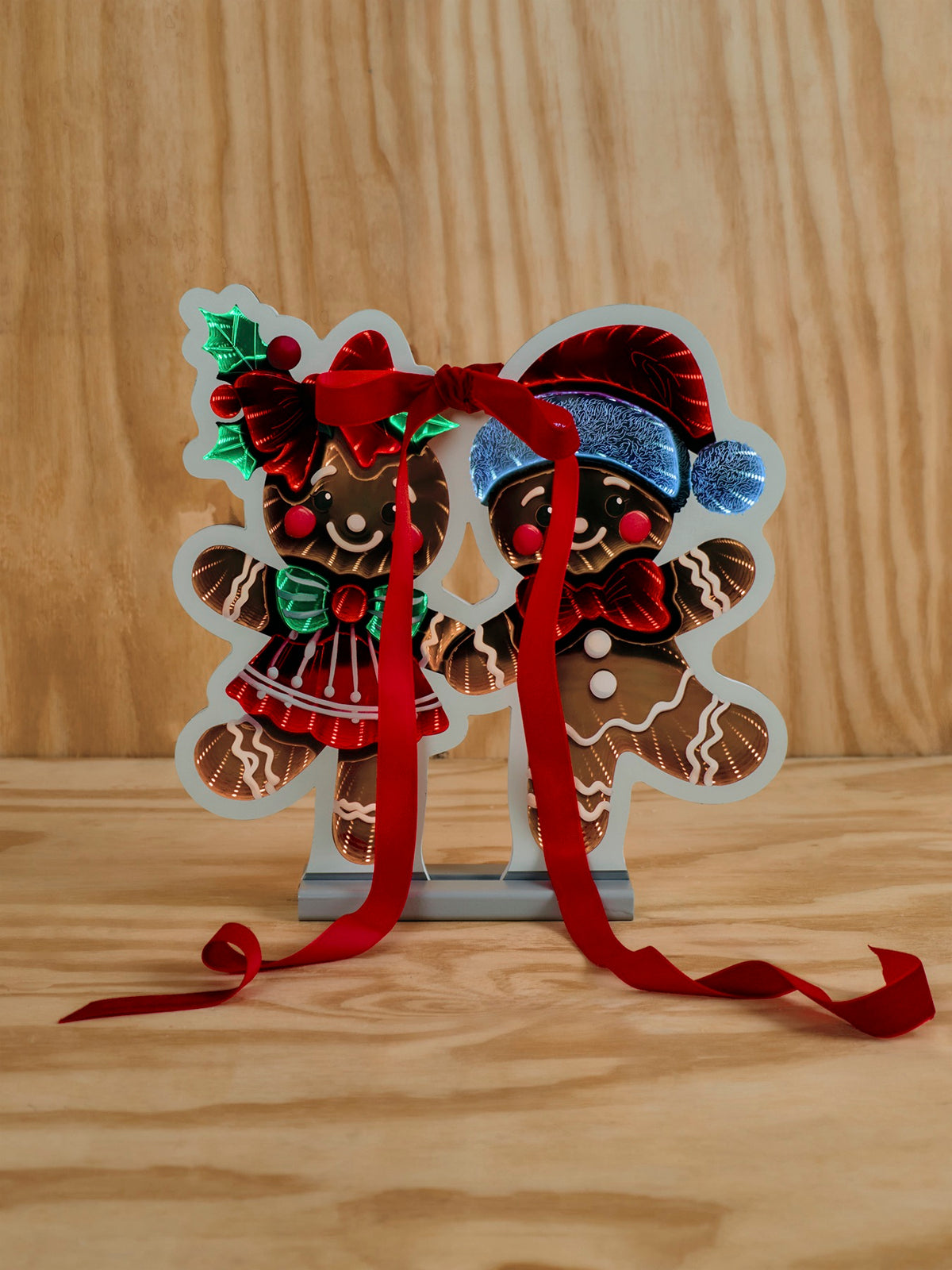 Infinity Dancing Gingerbread Light 40cm - Multi