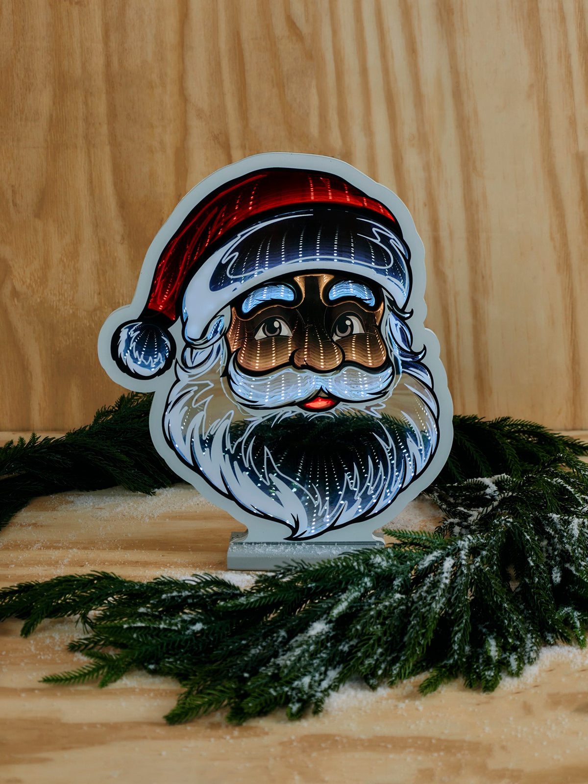 Infinity Santa Face Light 40cm - Multi