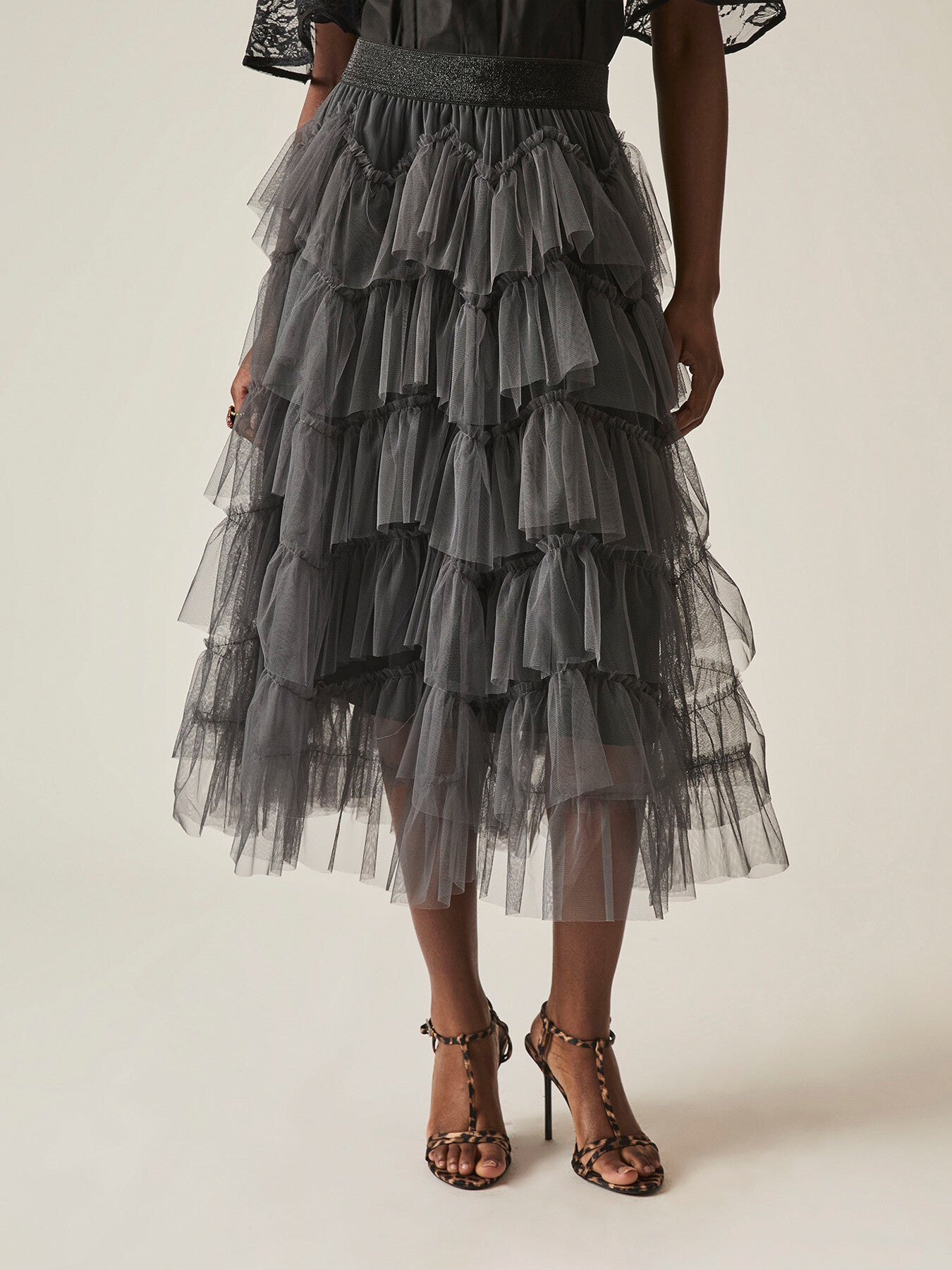 Organza Ruffle Skirt
