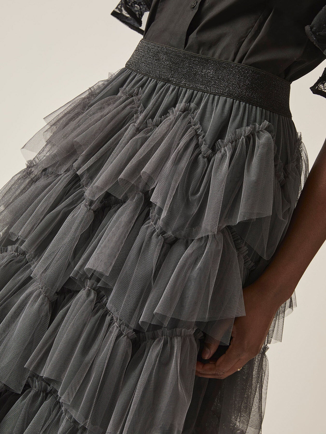 Organza Ruffle Skirt