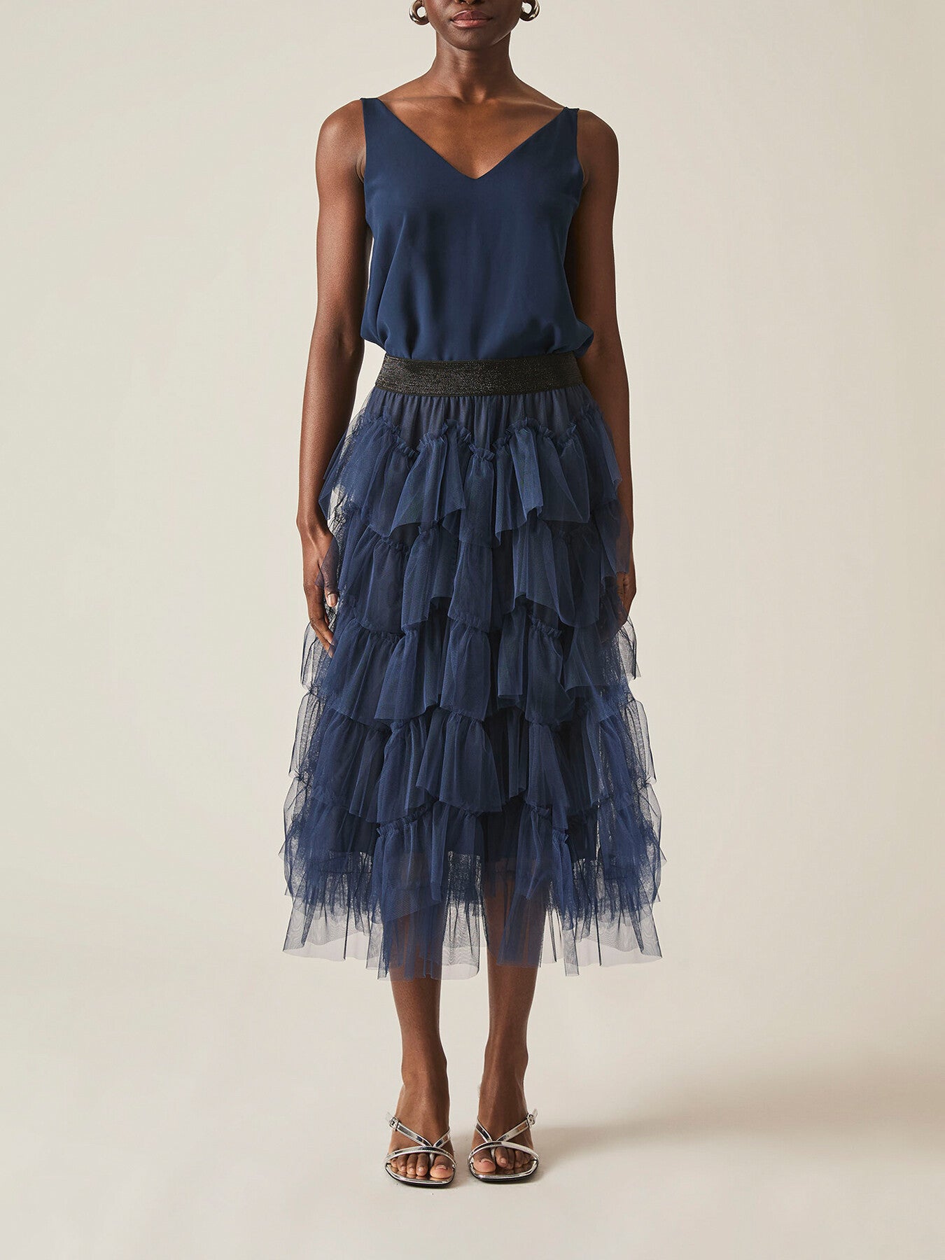 Organza Ruffle Skirt