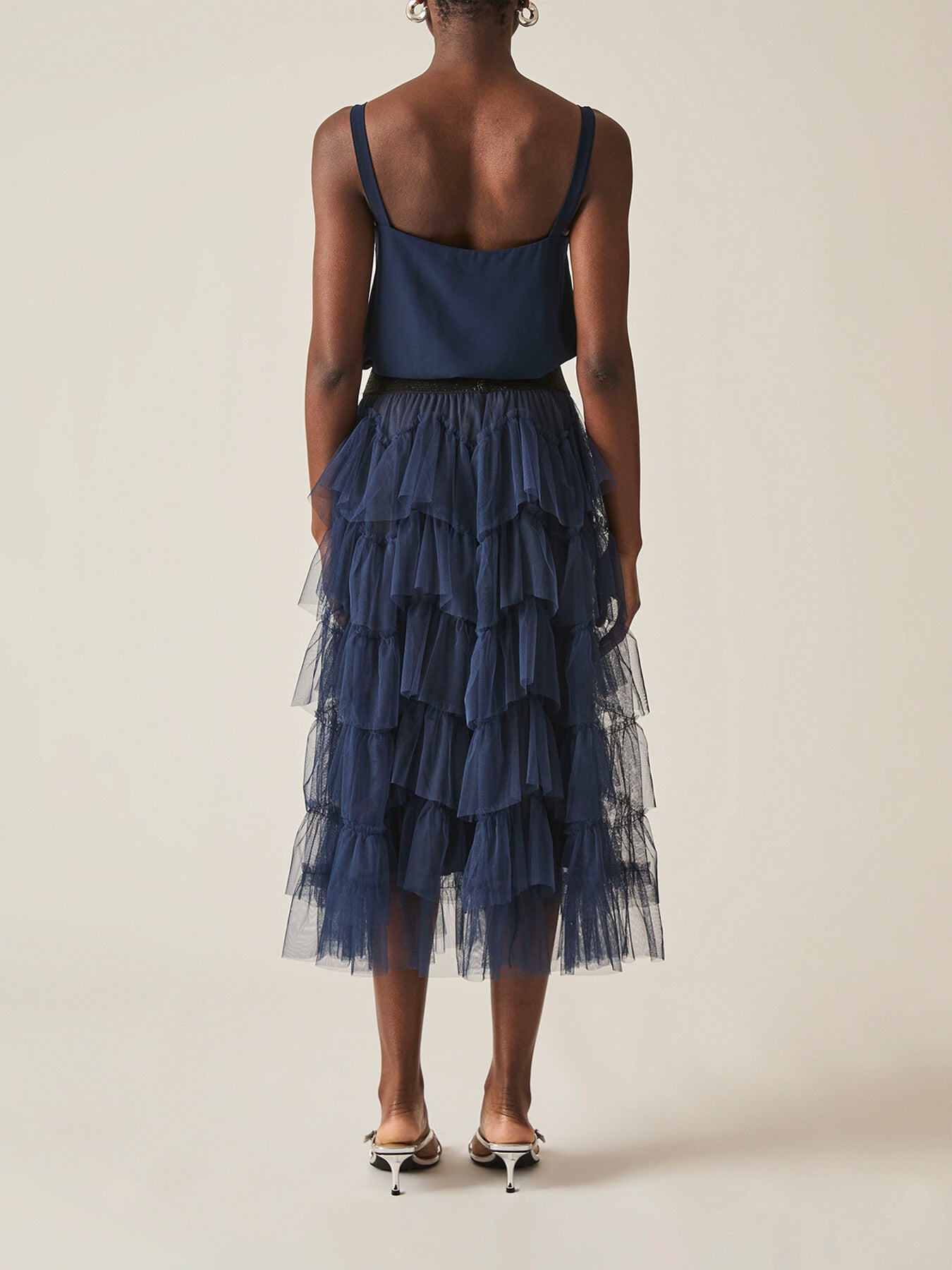 Organza Ruffle Skirt