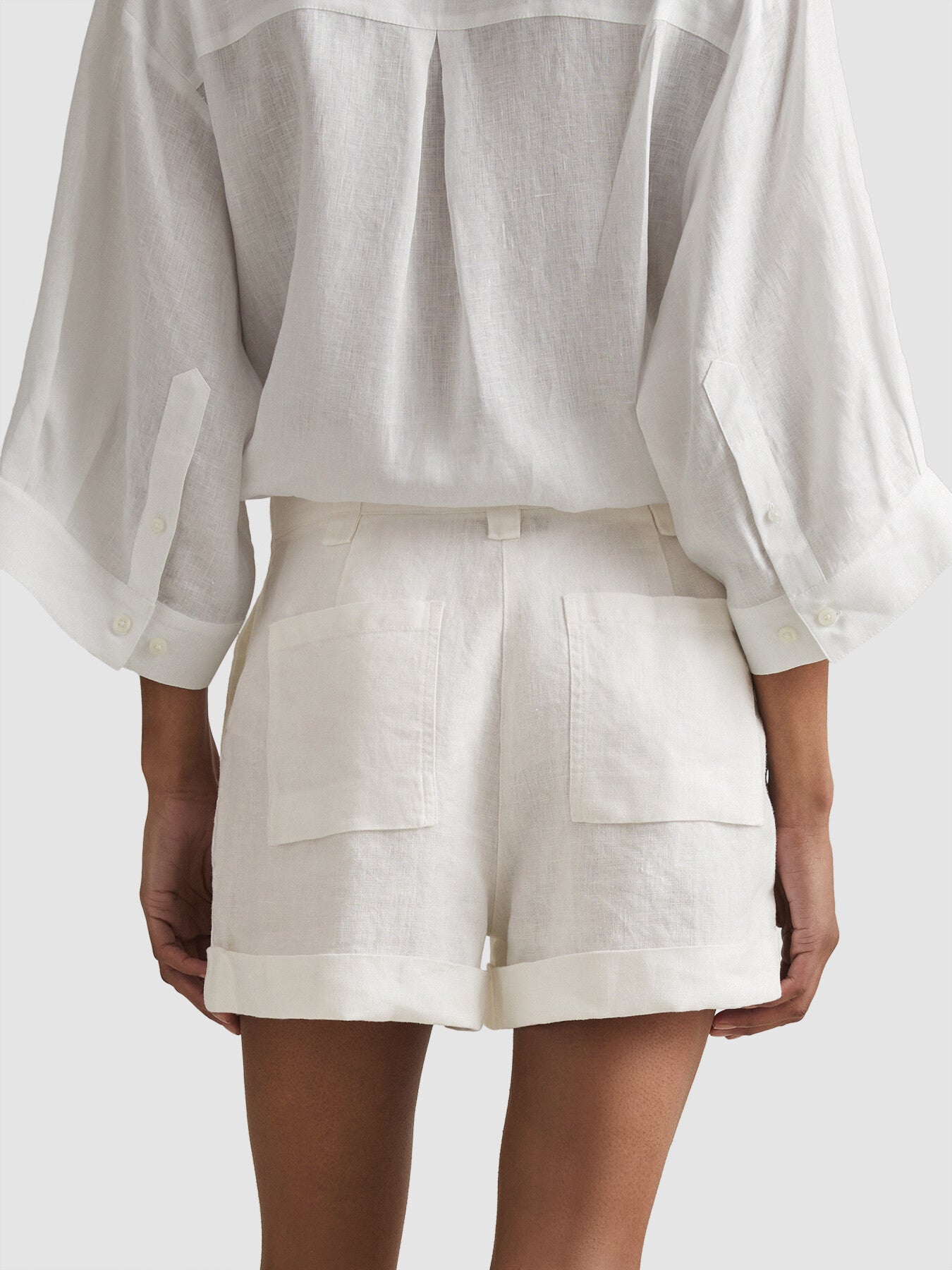 Demi Linen Garment Dyed Shorts
