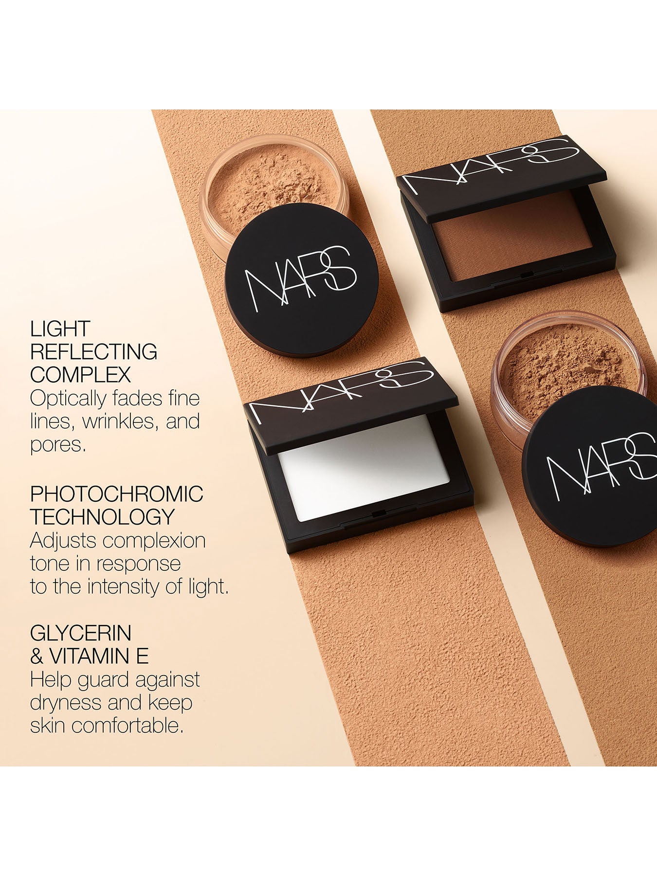 Light Reflecting Setting Powder Pressed