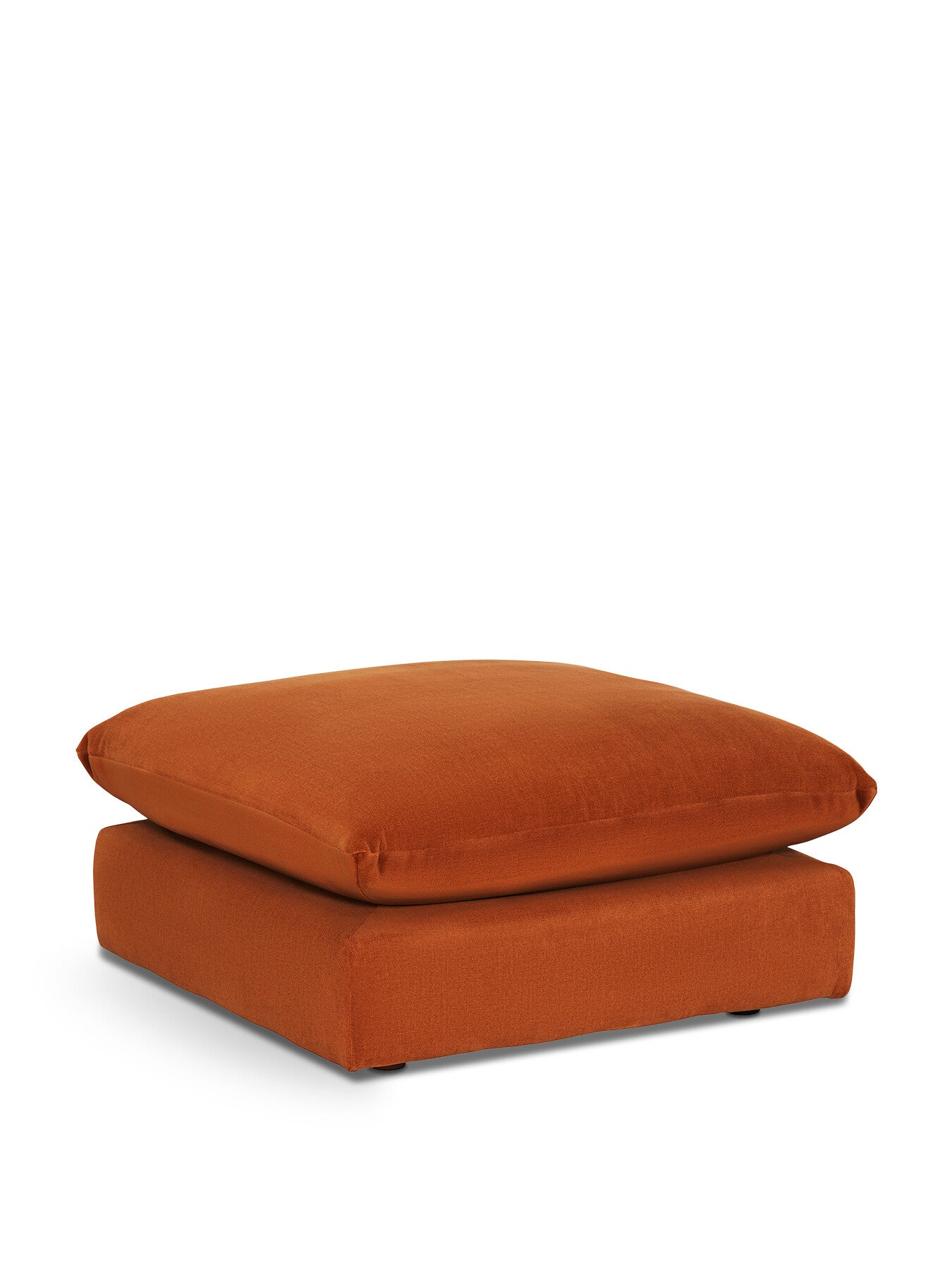 Orange Hoxton Footstool