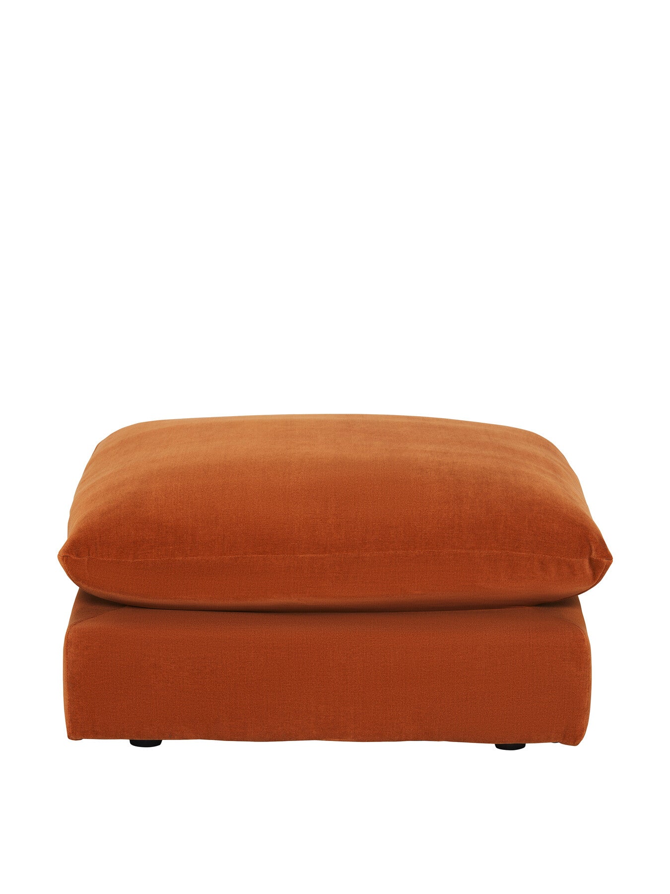 Orange Hoxton Footstool