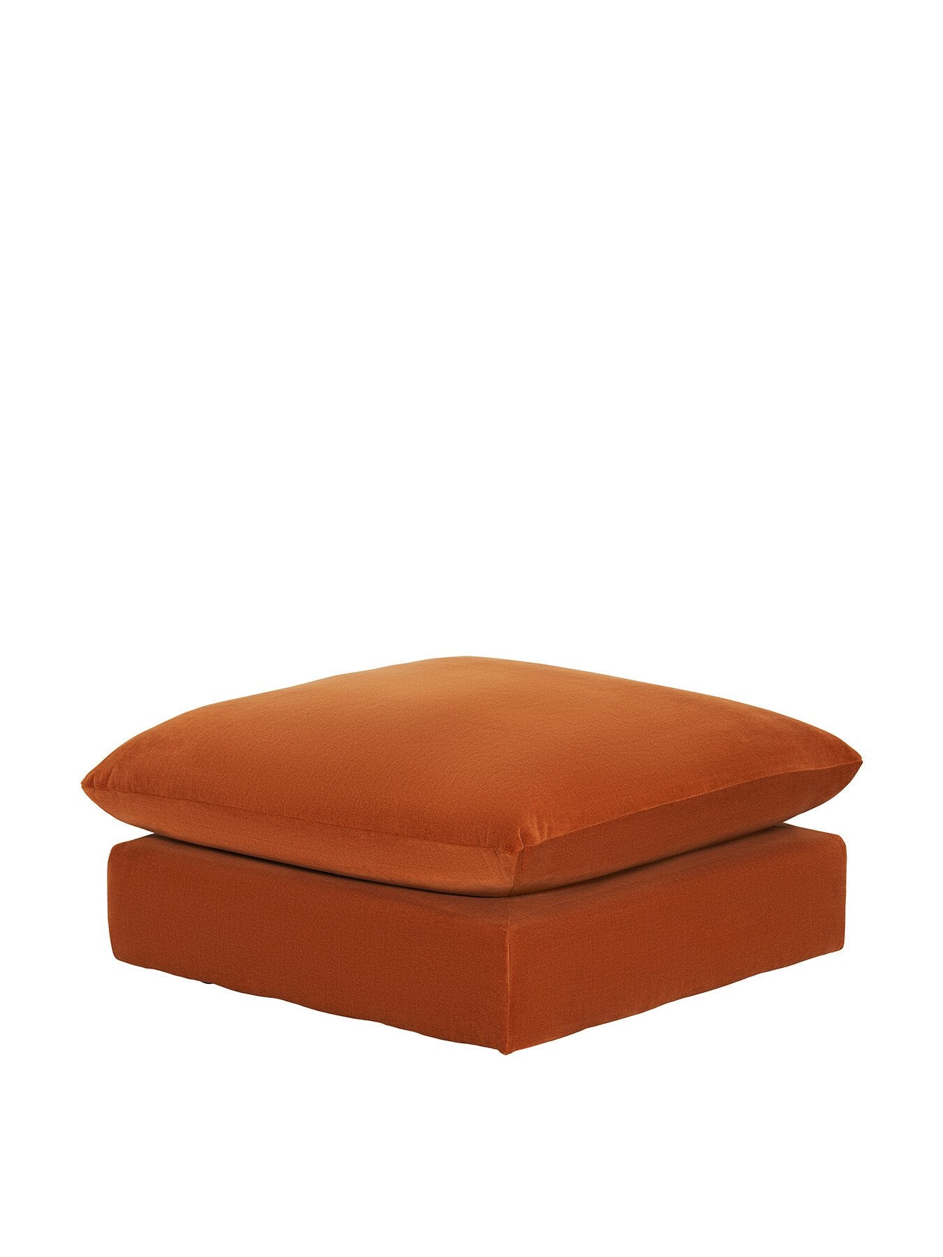 Orange Hoxton Footstool