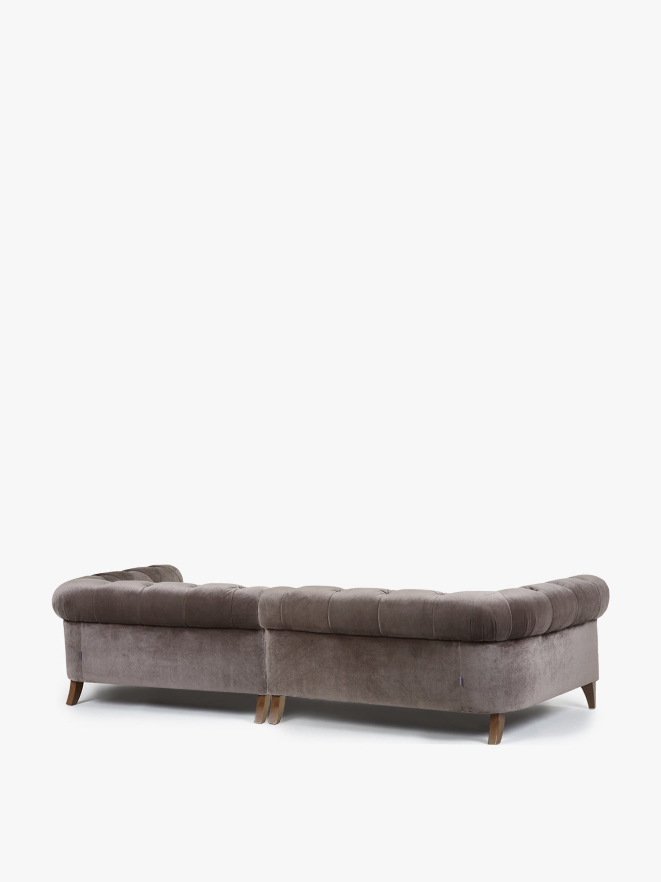 Luisa Deep 4 Seater Sofa Split in Oracle Chocolate