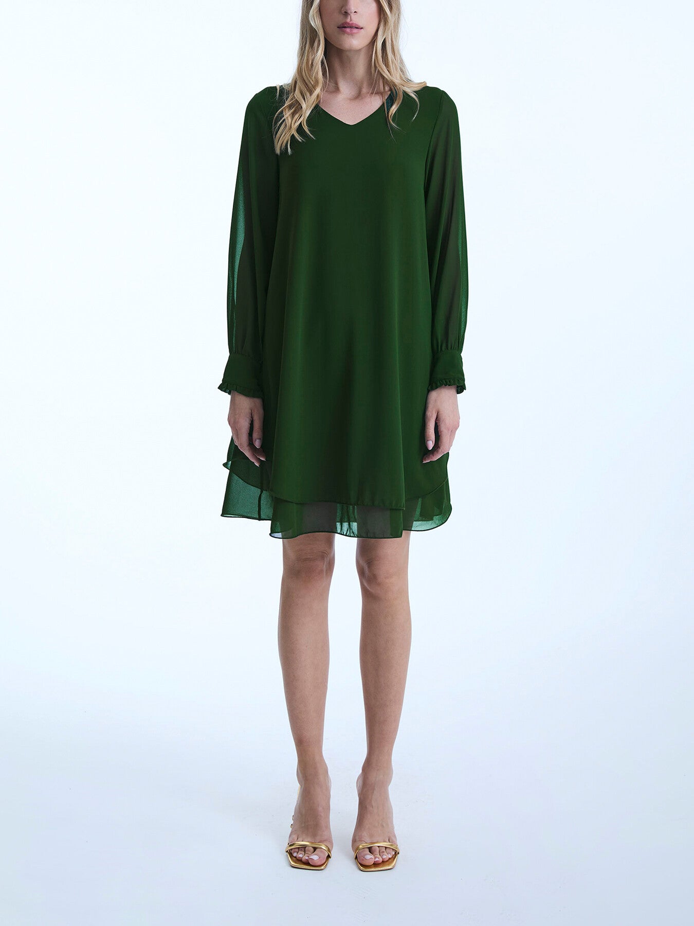 Wave Hem Dress