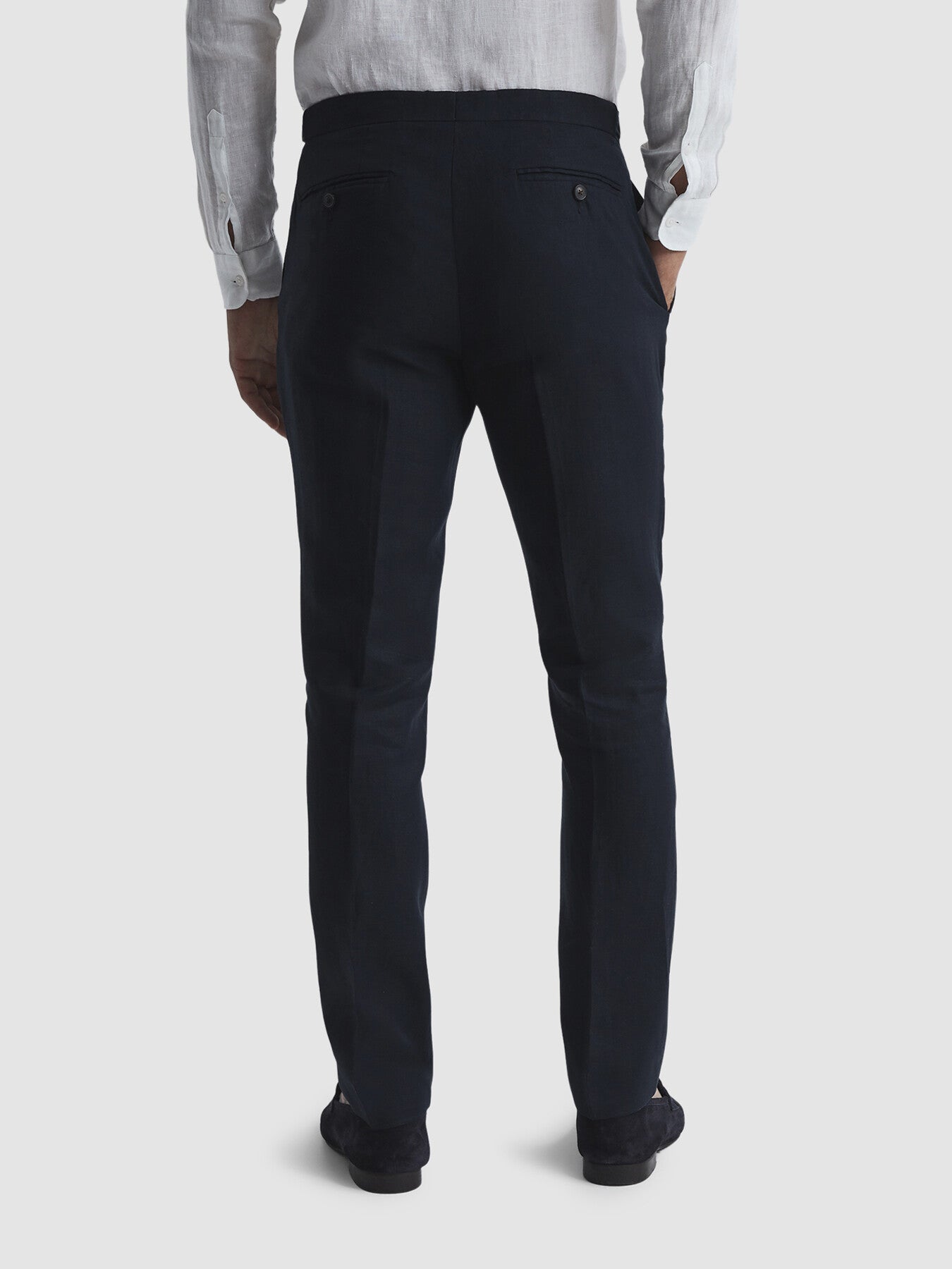 Kin Slim Fit Linen Trousers