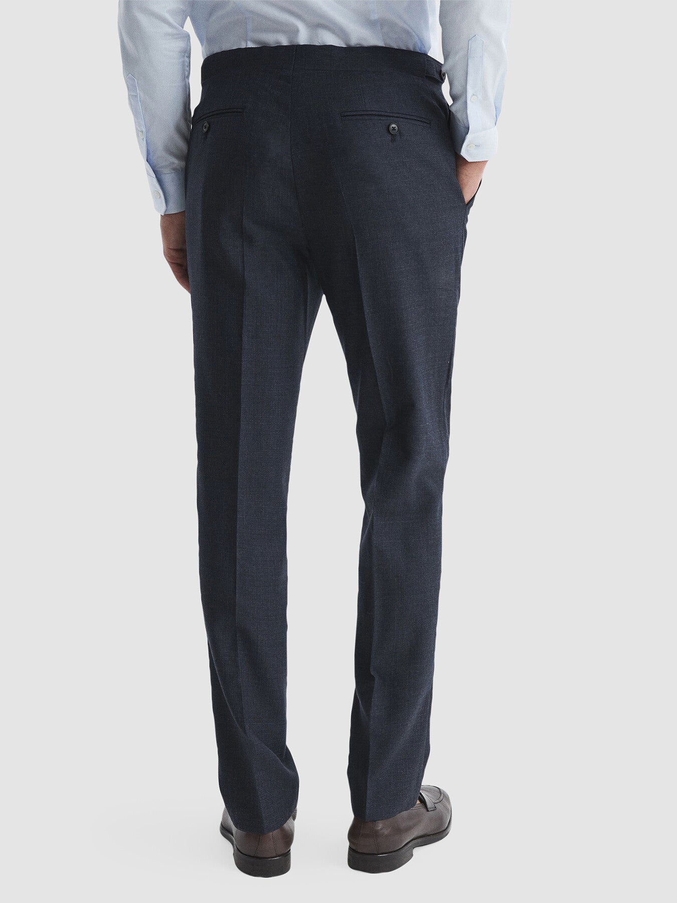 Dunn Slim Fit Textured Trousers