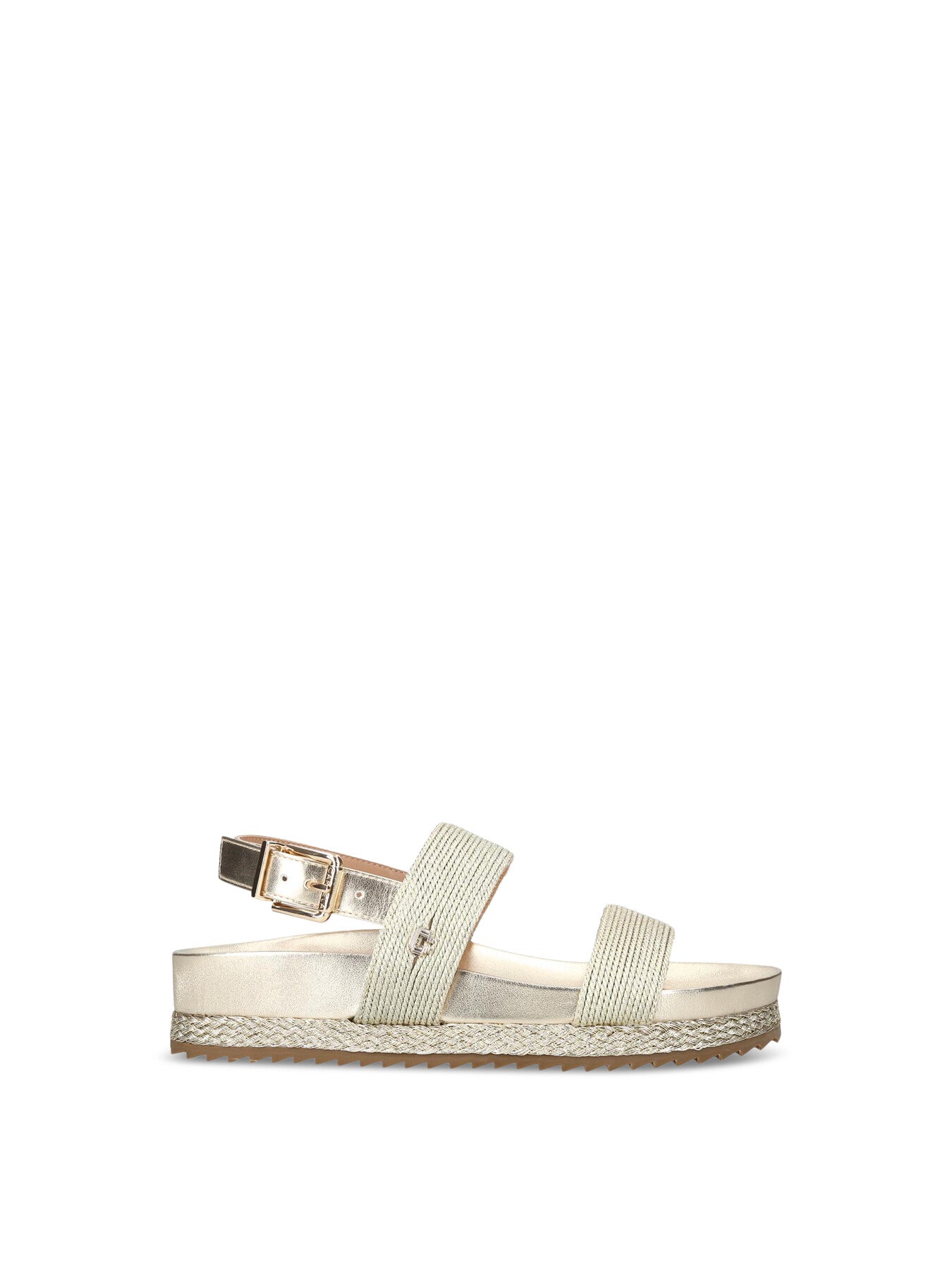 Gala Flatform Sandals Gold