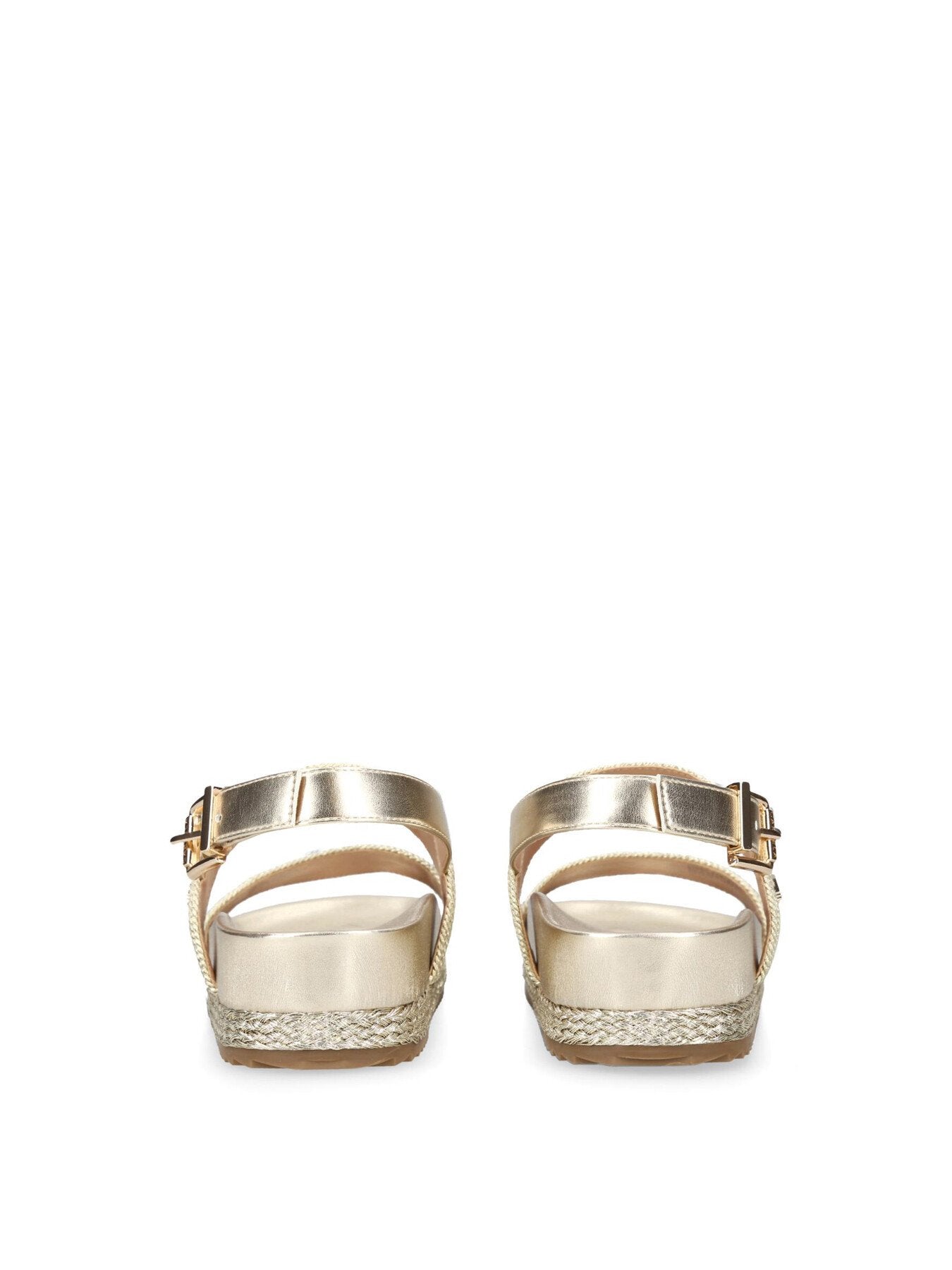 Gala Flatform Sandals Gold