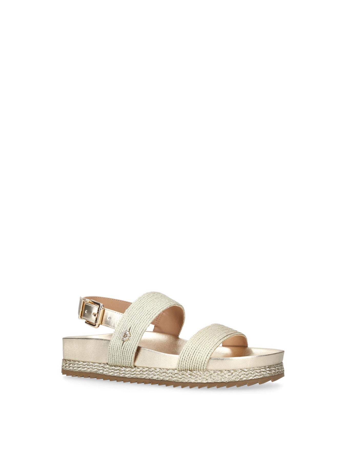 Gala Flatform Sandals Gold