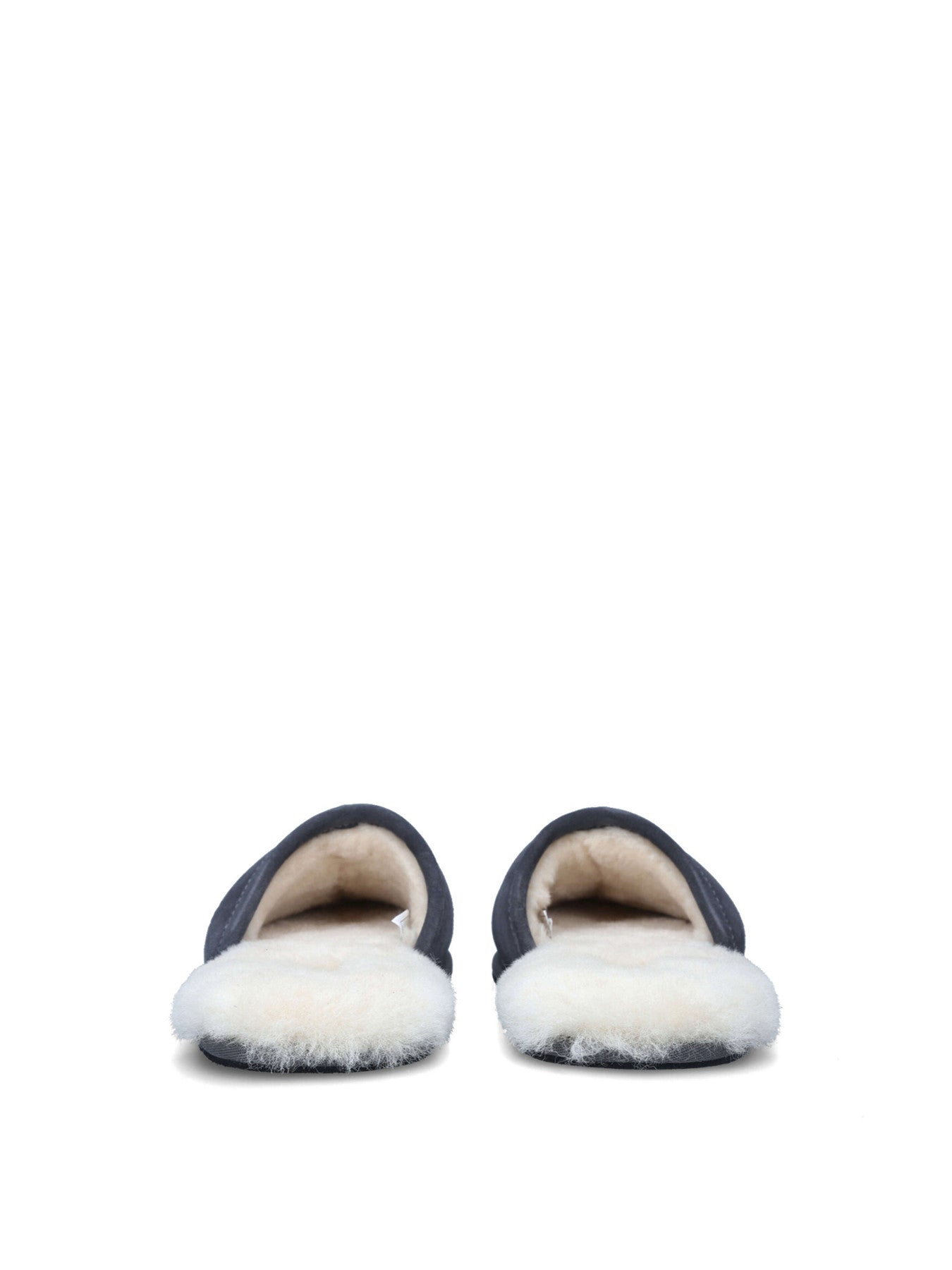 Men’s Scuff Shearling Slippers Grey