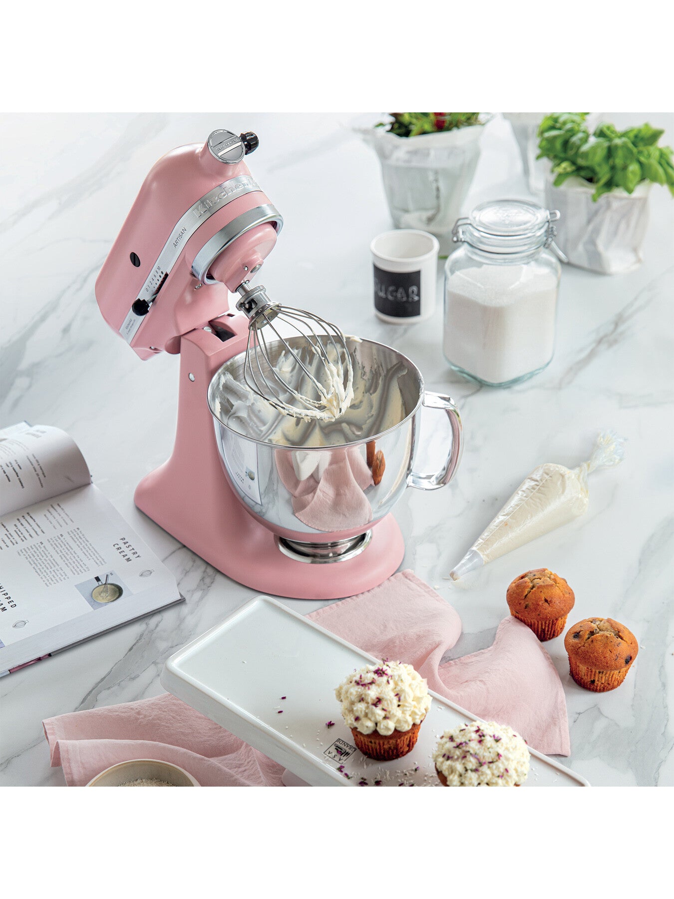 Artisan Tilt-Head Stand Mixer 4.8L with Extra Accessories