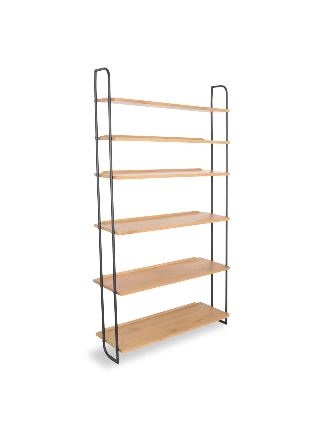 Brunel Lean To Wide Shelves Oak