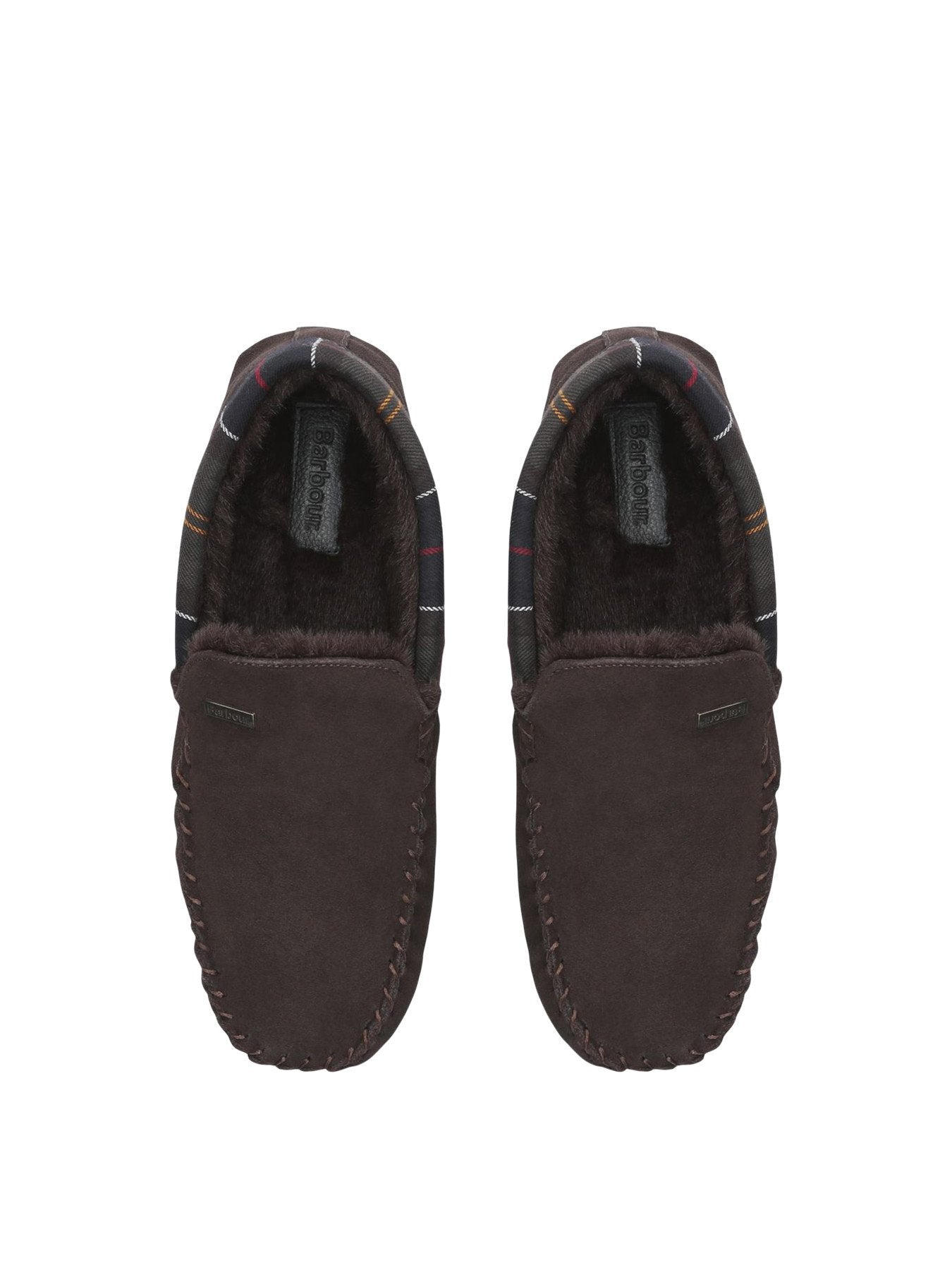 Monty Suede Slippers Brown by Barbour