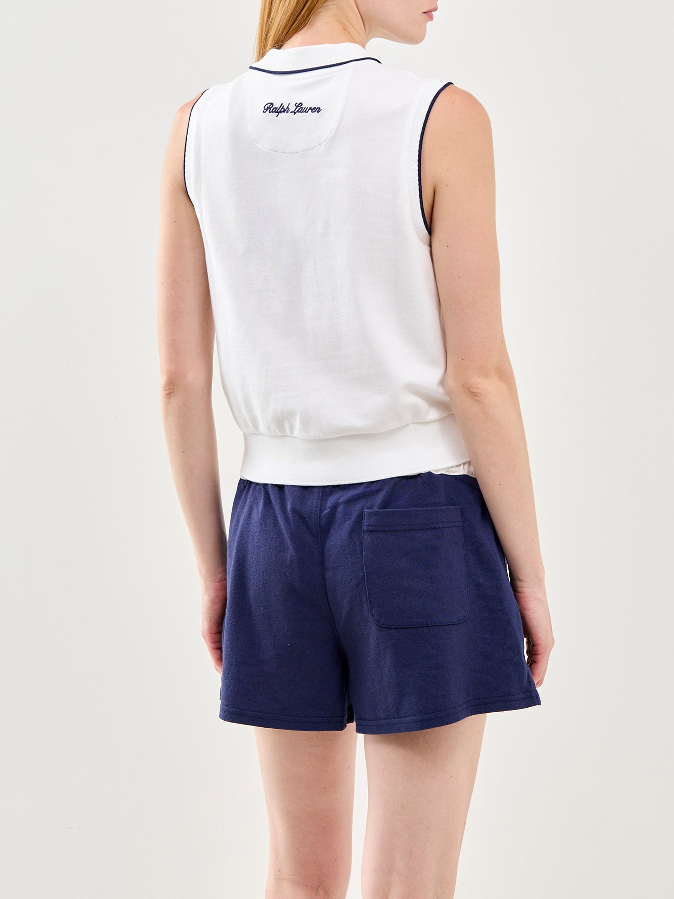 Wimbledon Polo Vest White