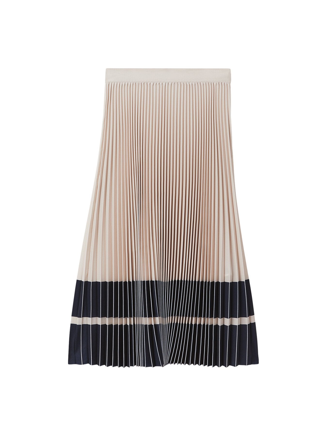 Marie High Rise Pleated Midi Skirt