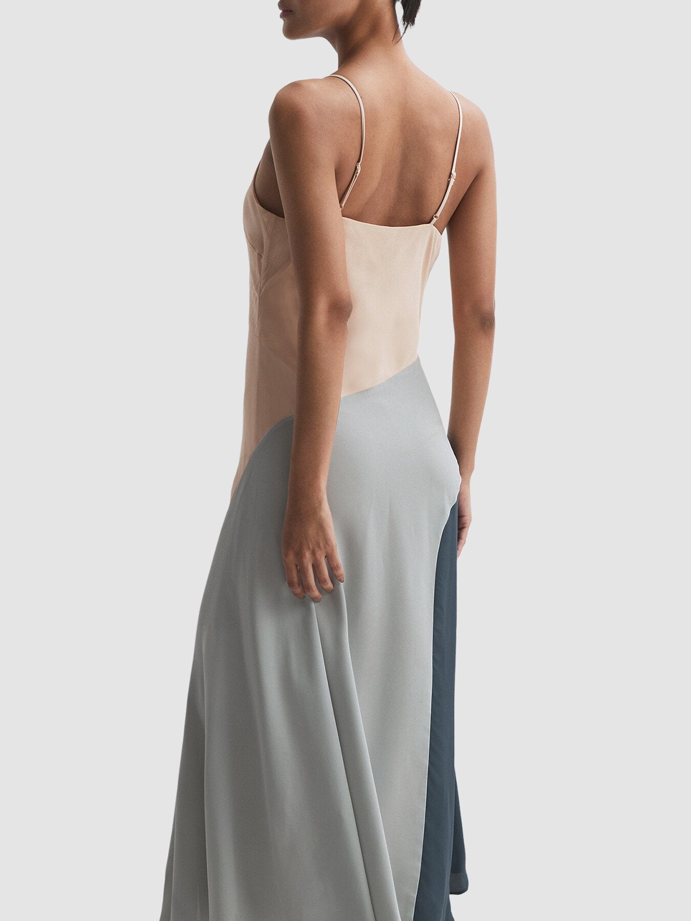 Hudson Fitted Asymmetric Midi Dress