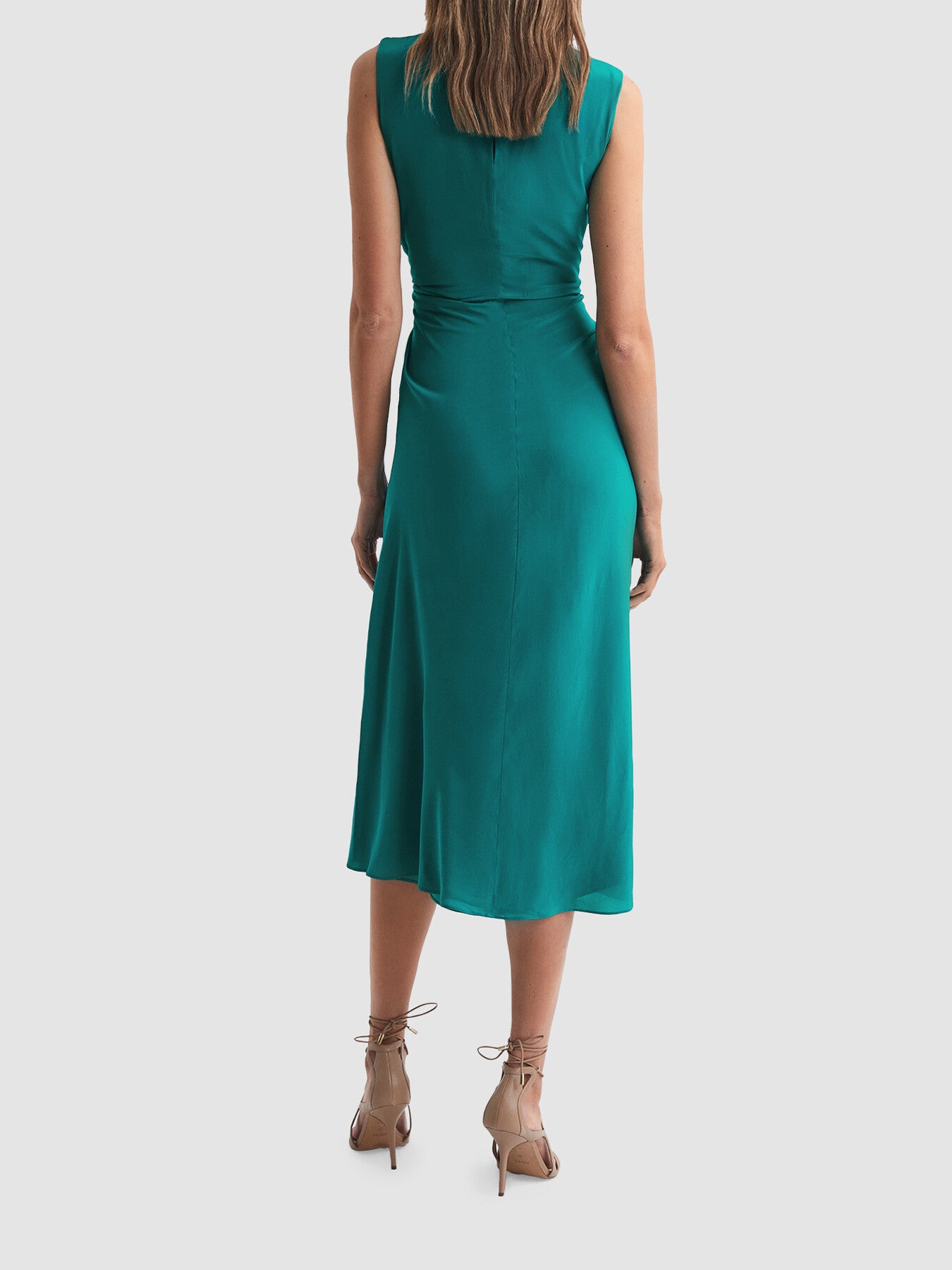 Lexi Bodycon Ruched Midi Dress